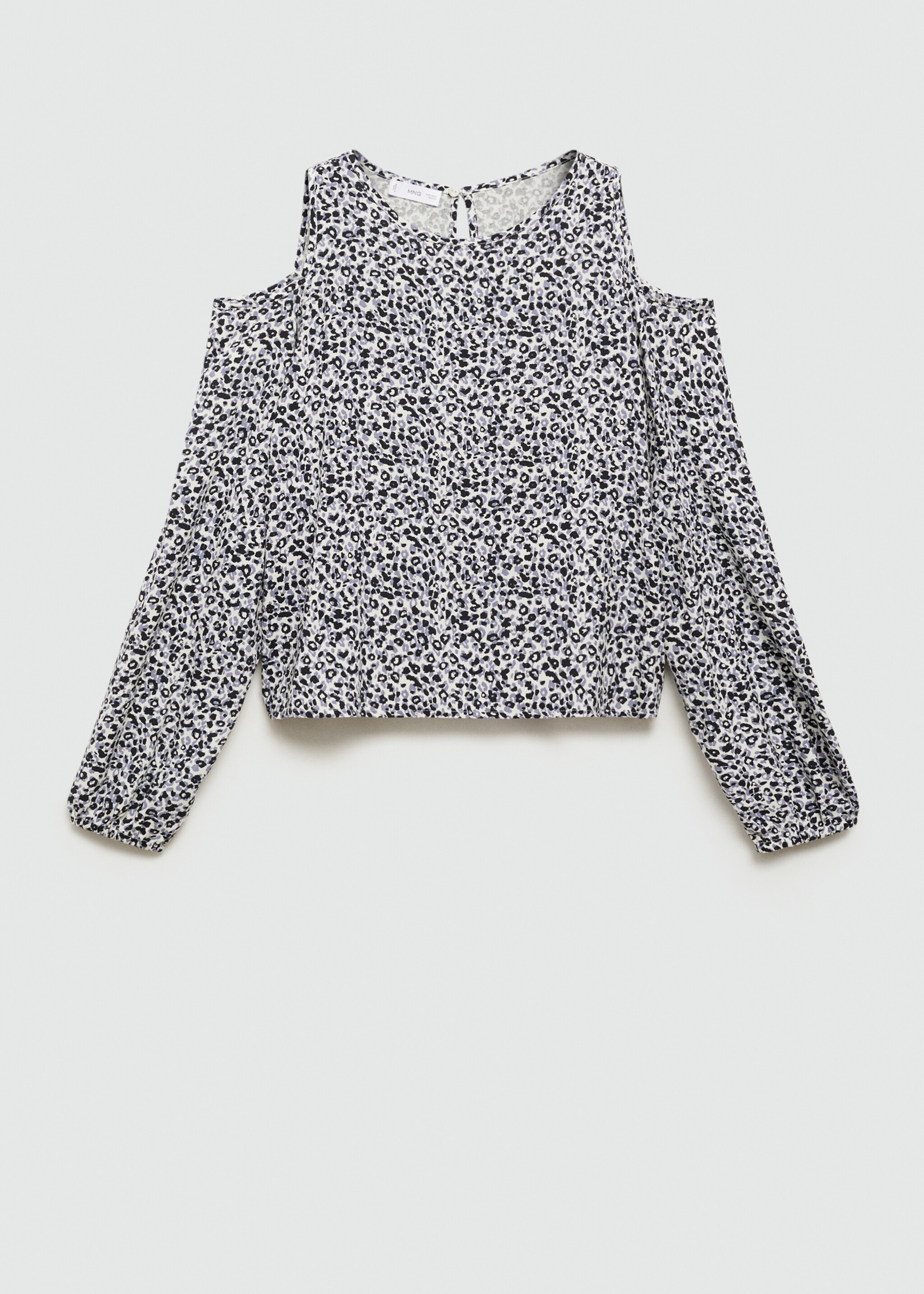 Bluză cu imprimeu animal print - Articol fără model