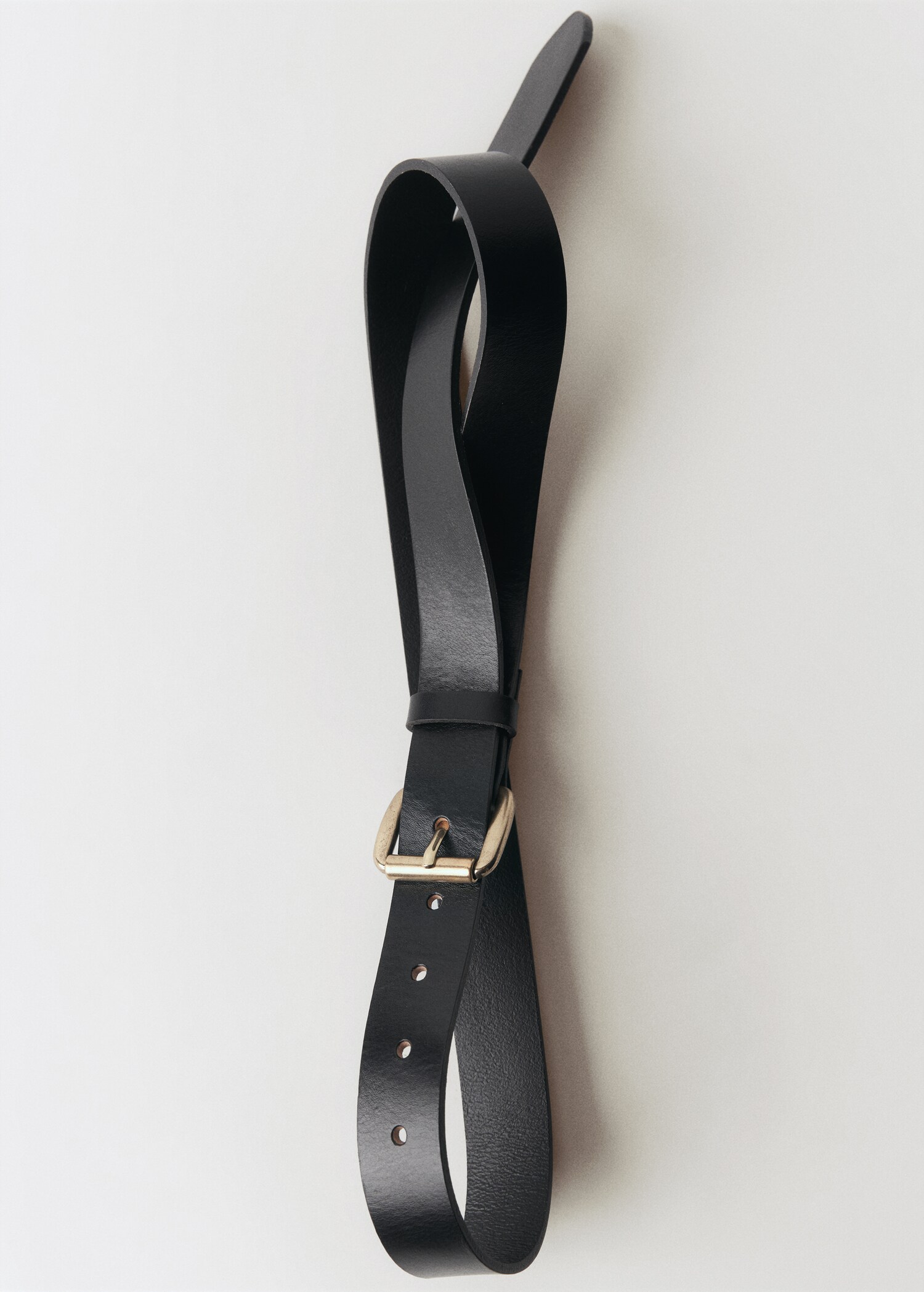 Leather belt with square buckle - Details of the article 2