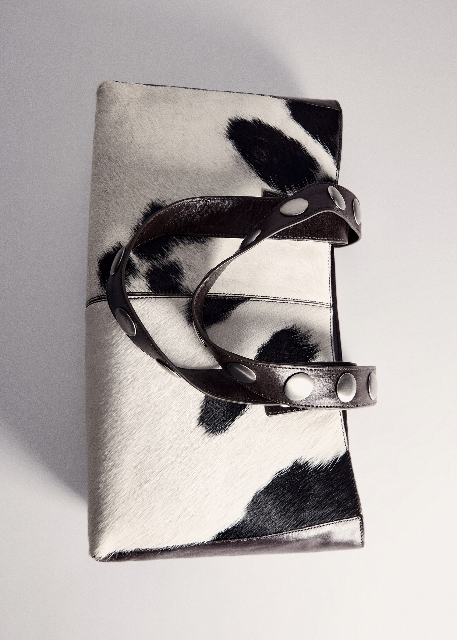 Sac clouté cuir imitation fourrure - Détail de l'article 5