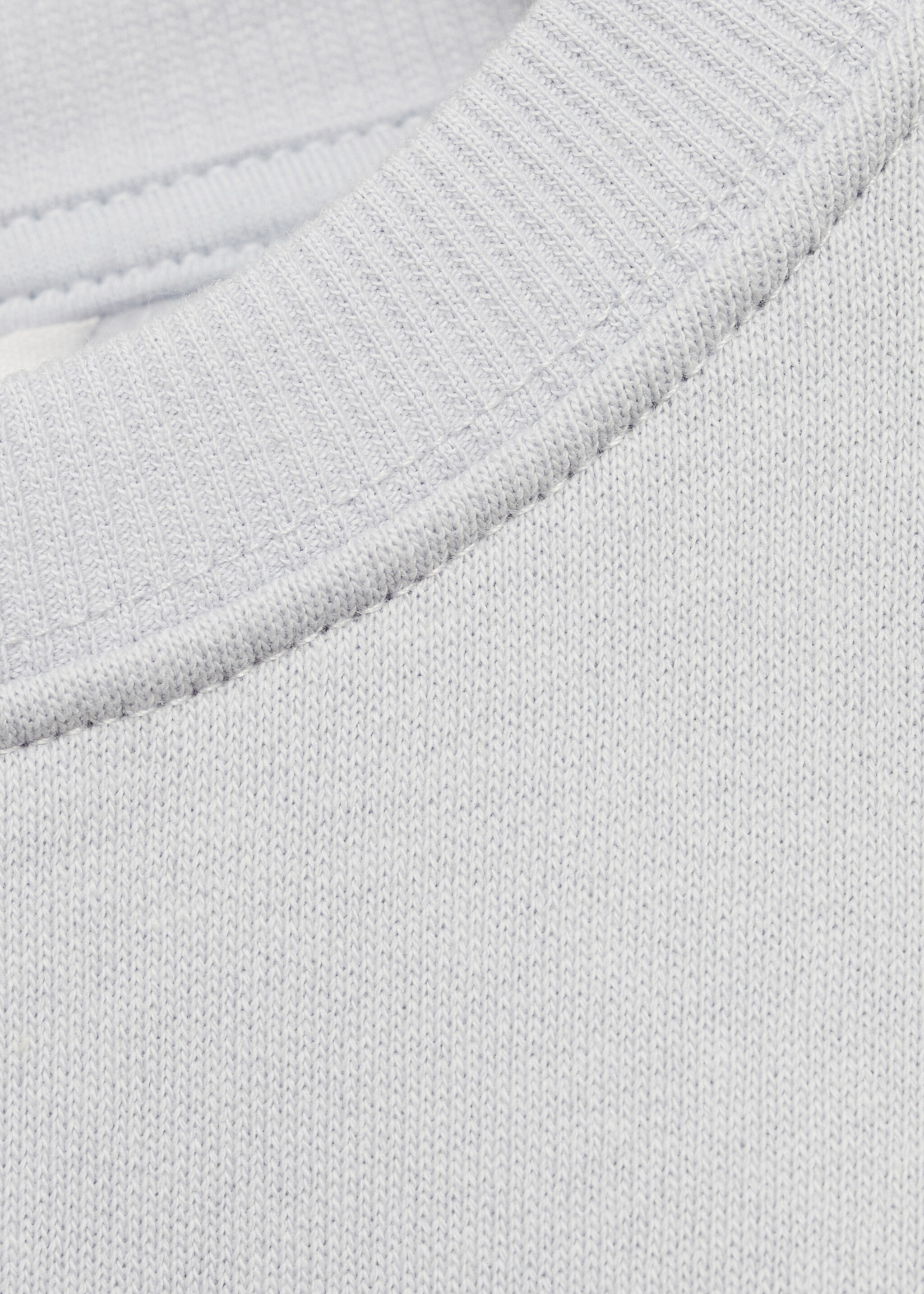 Baumwoll-Sweatshirt mit Stickdetail - Detail des Artikels 8