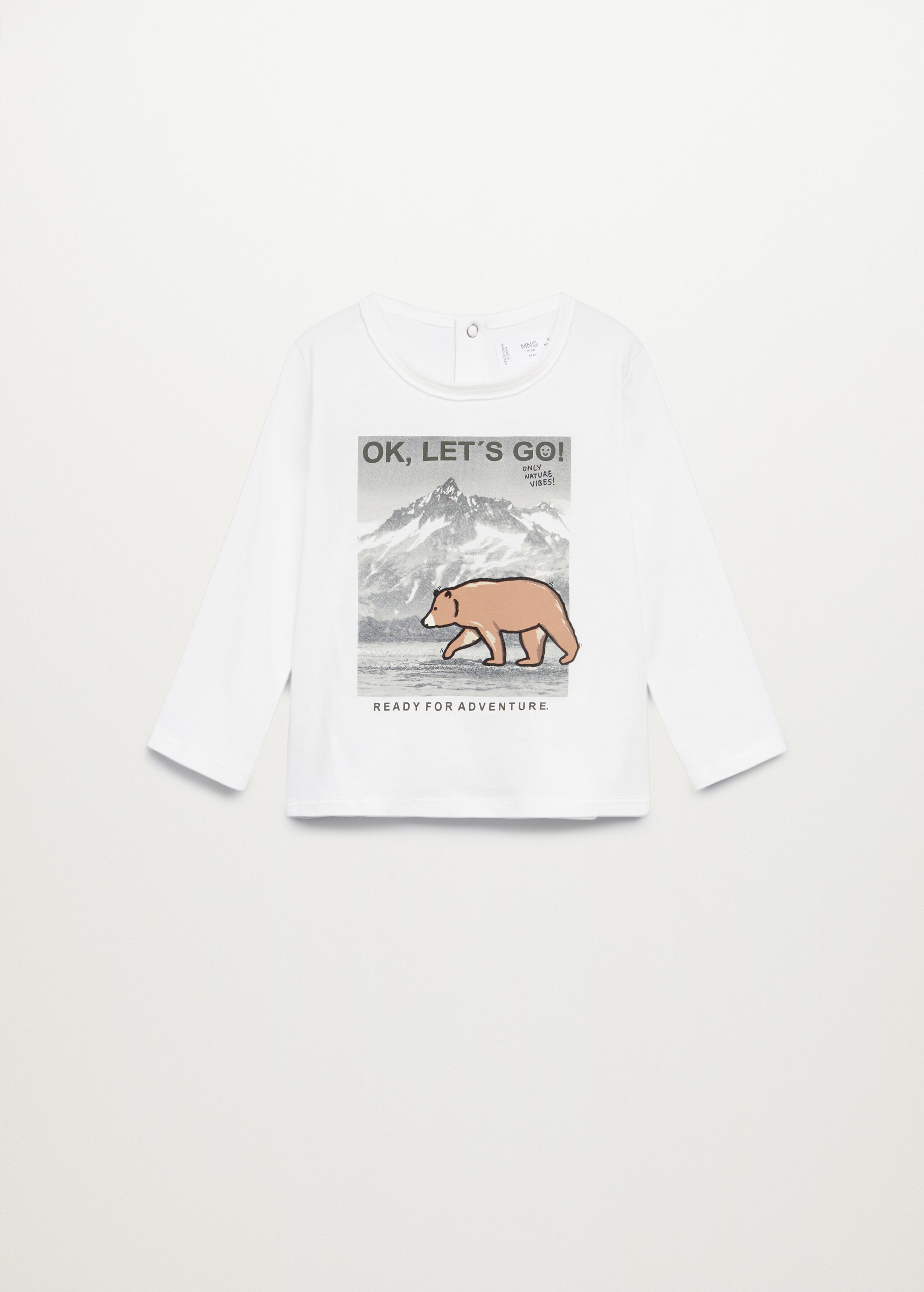 Camiseta algodón orgánico estampada - Artículo sin modelo