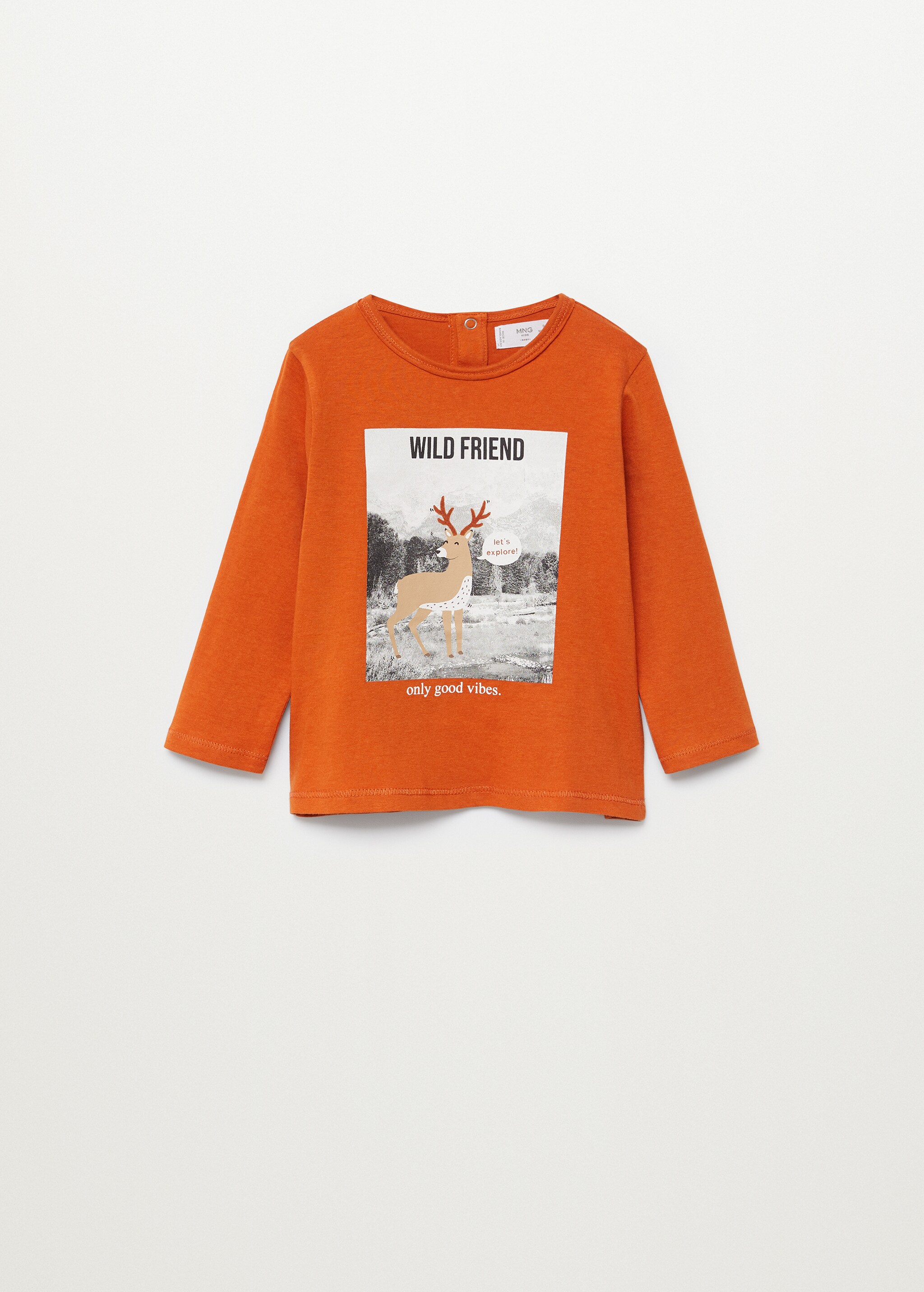 Camiseta algodón orgánico estampada - Artículo sin modelo