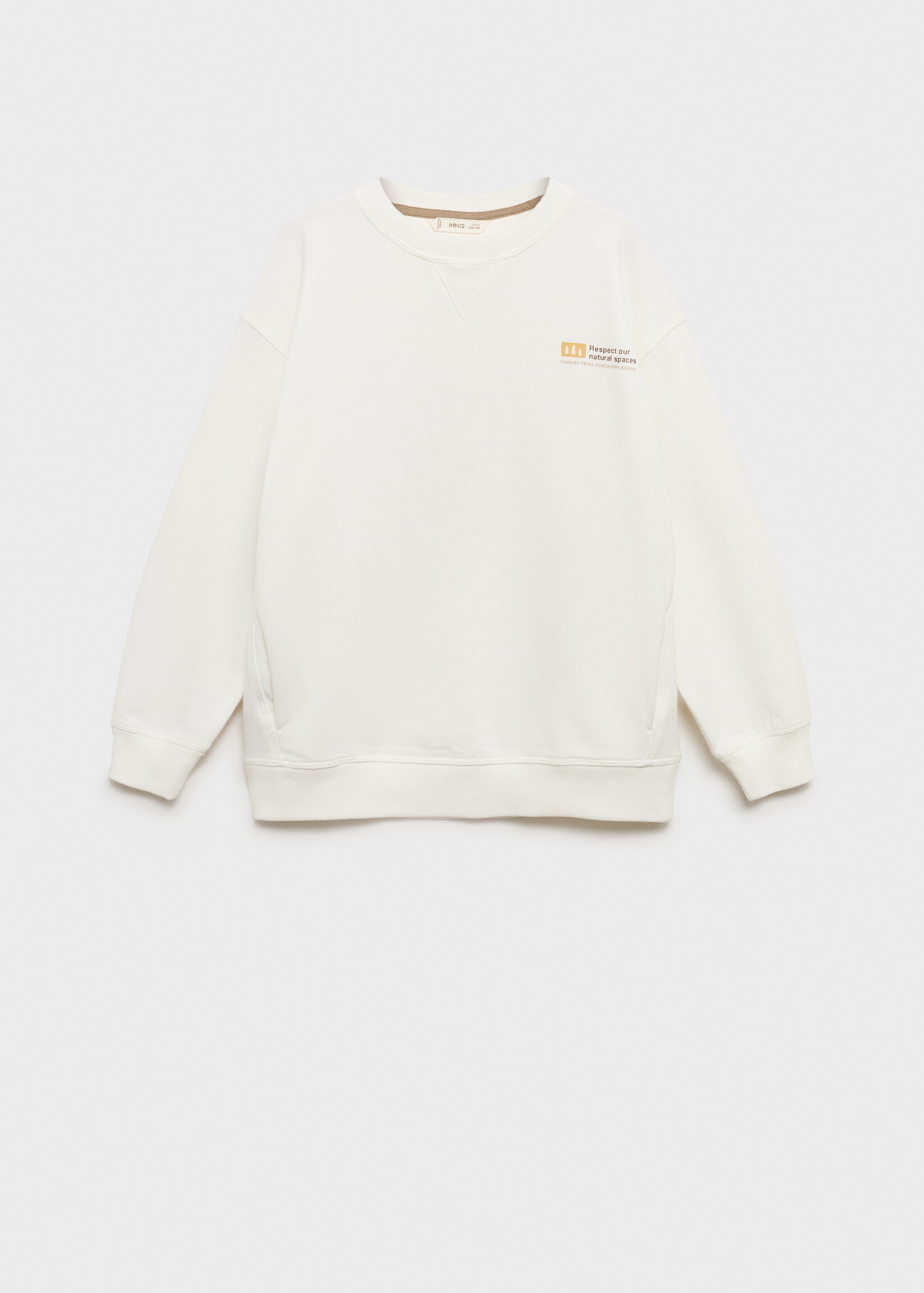 Printed cotton sweatshirt - Article without model