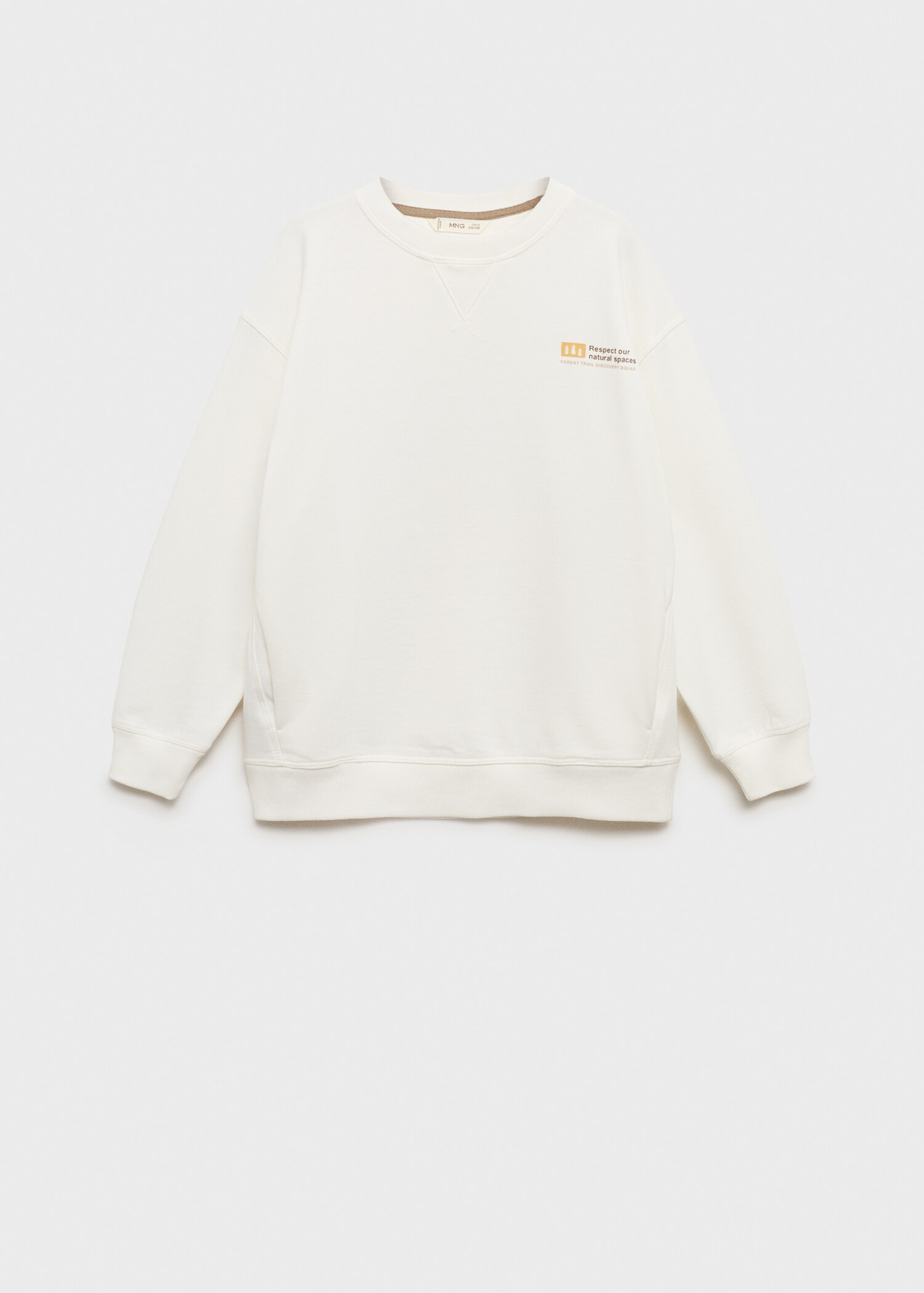 Printed cotton sweatshirt - Article without model