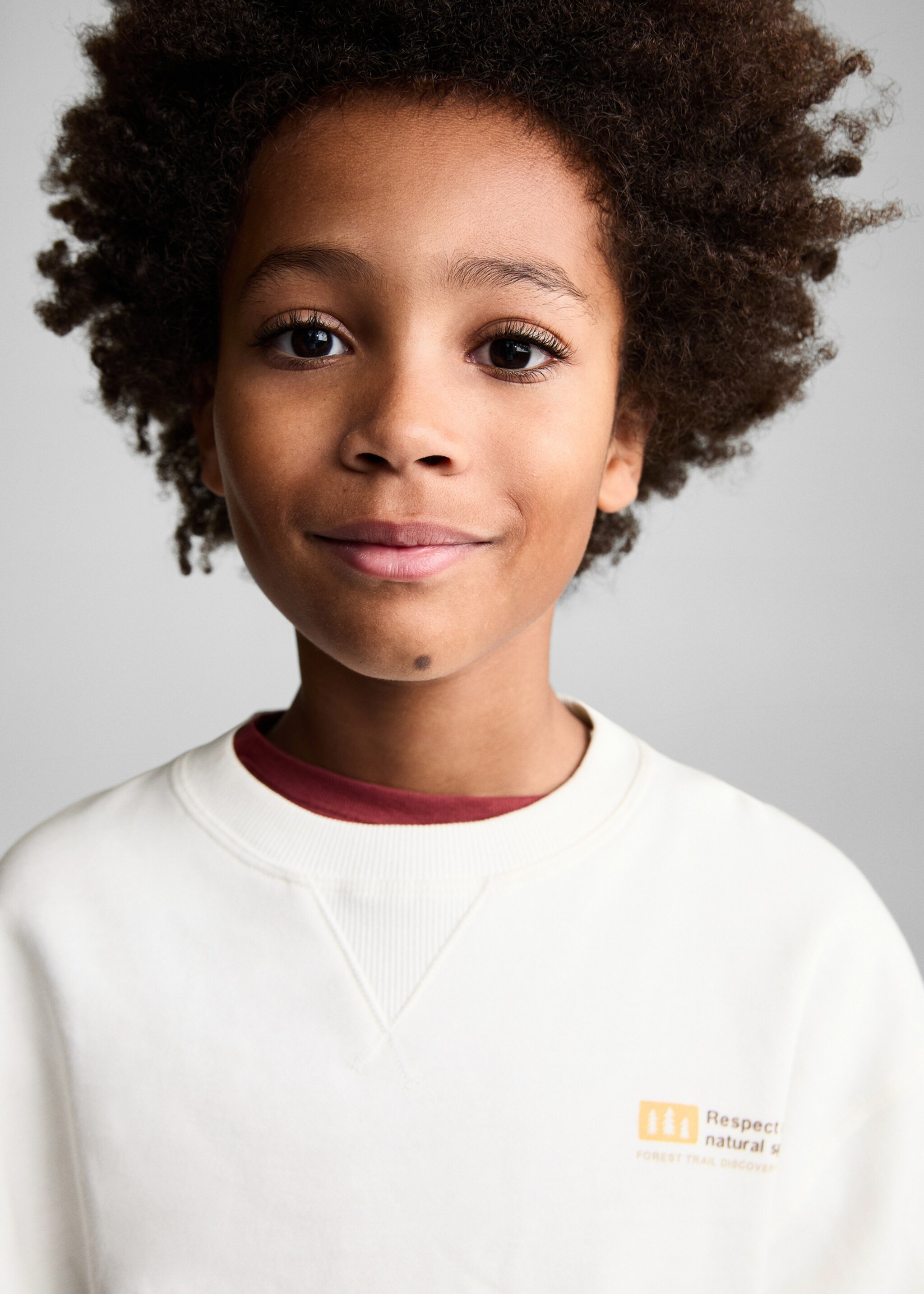 Printed cotton sweatshirt - Details of the article 1