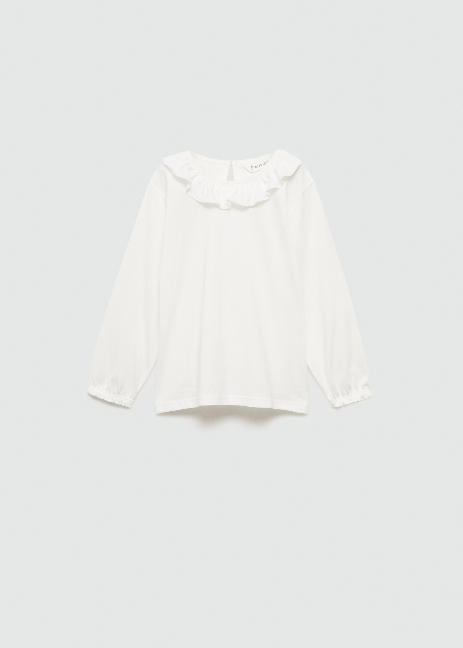 T-Shirt mit Rüschenkragen - Artikel ohne Model