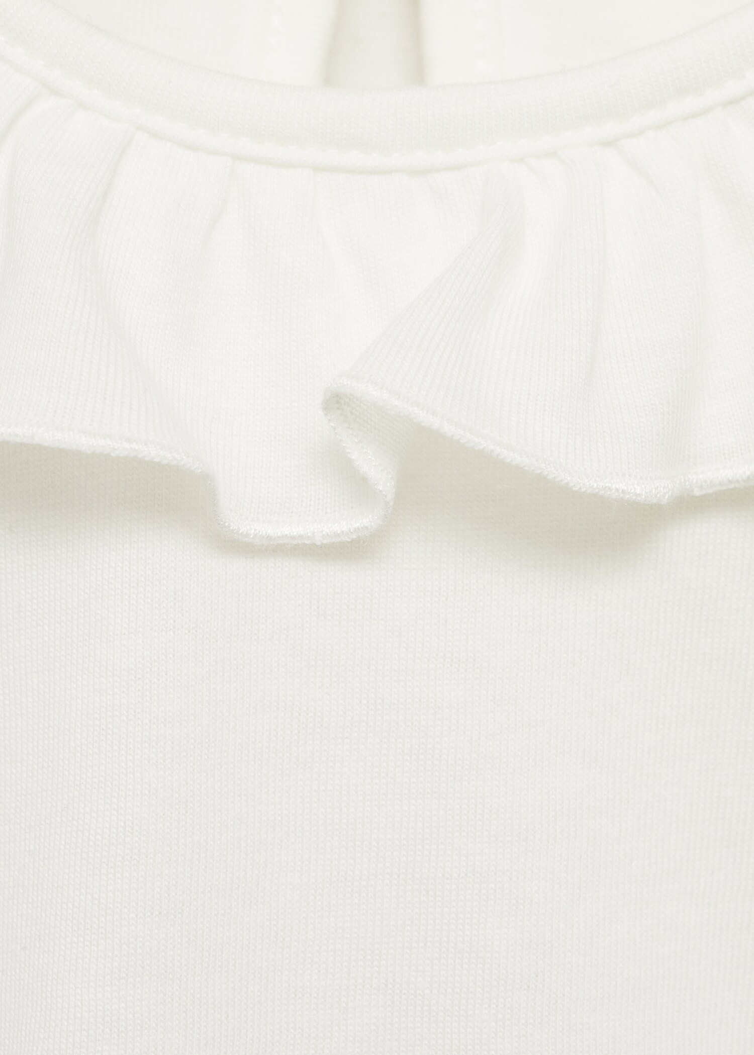T-Shirt mit Rüschenkragen - Detail des Artikels 8