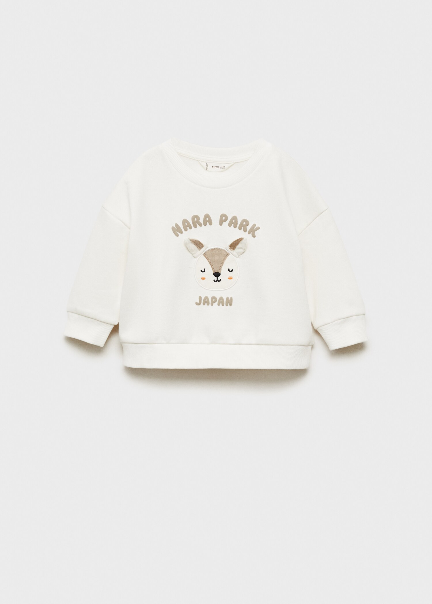 Sudadera algodón detalle bordado - Artículo sin modelo