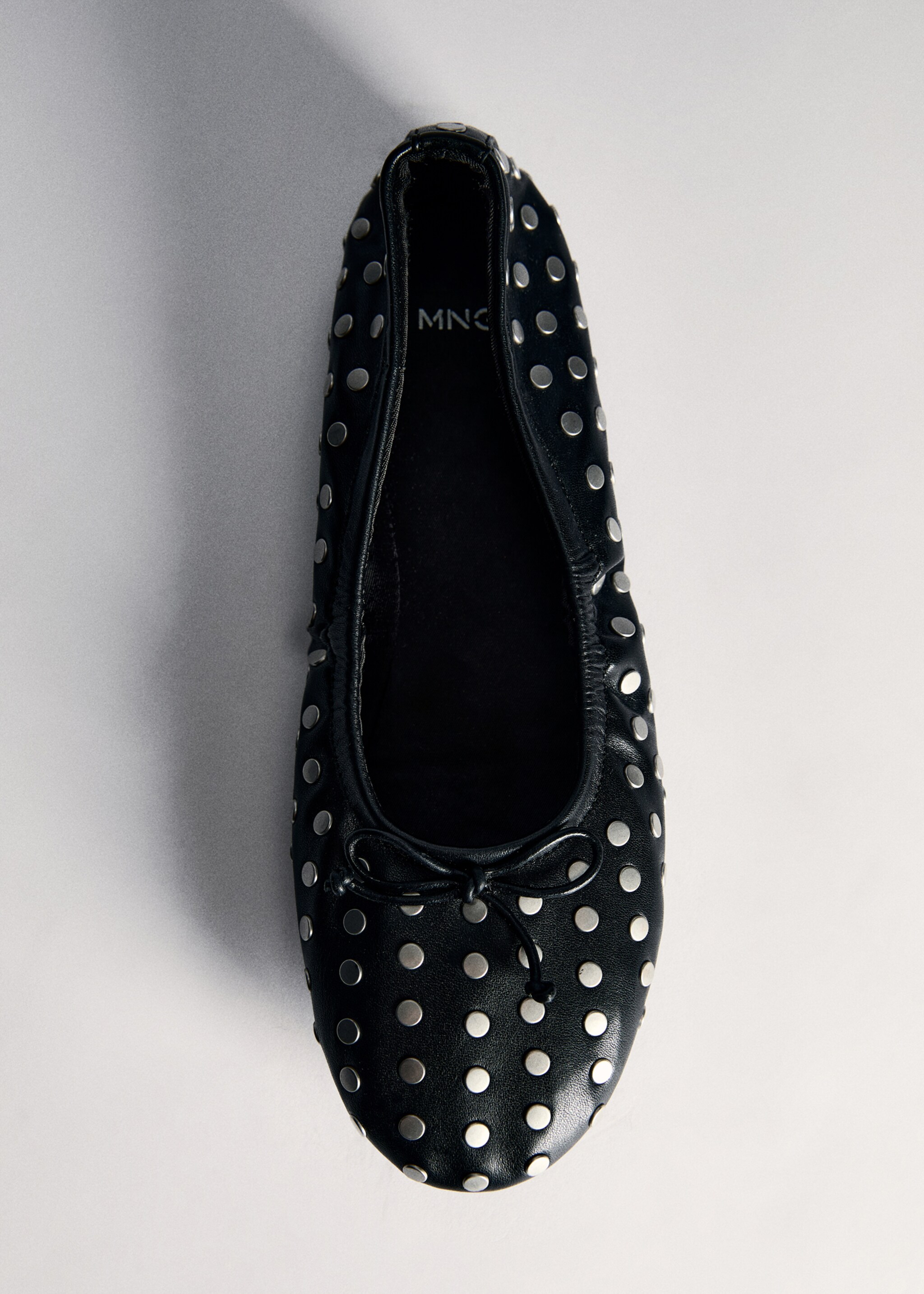 Ballerines cloutées nœud - Détail de l'article 5, Noir. Ref: 77016353-00.