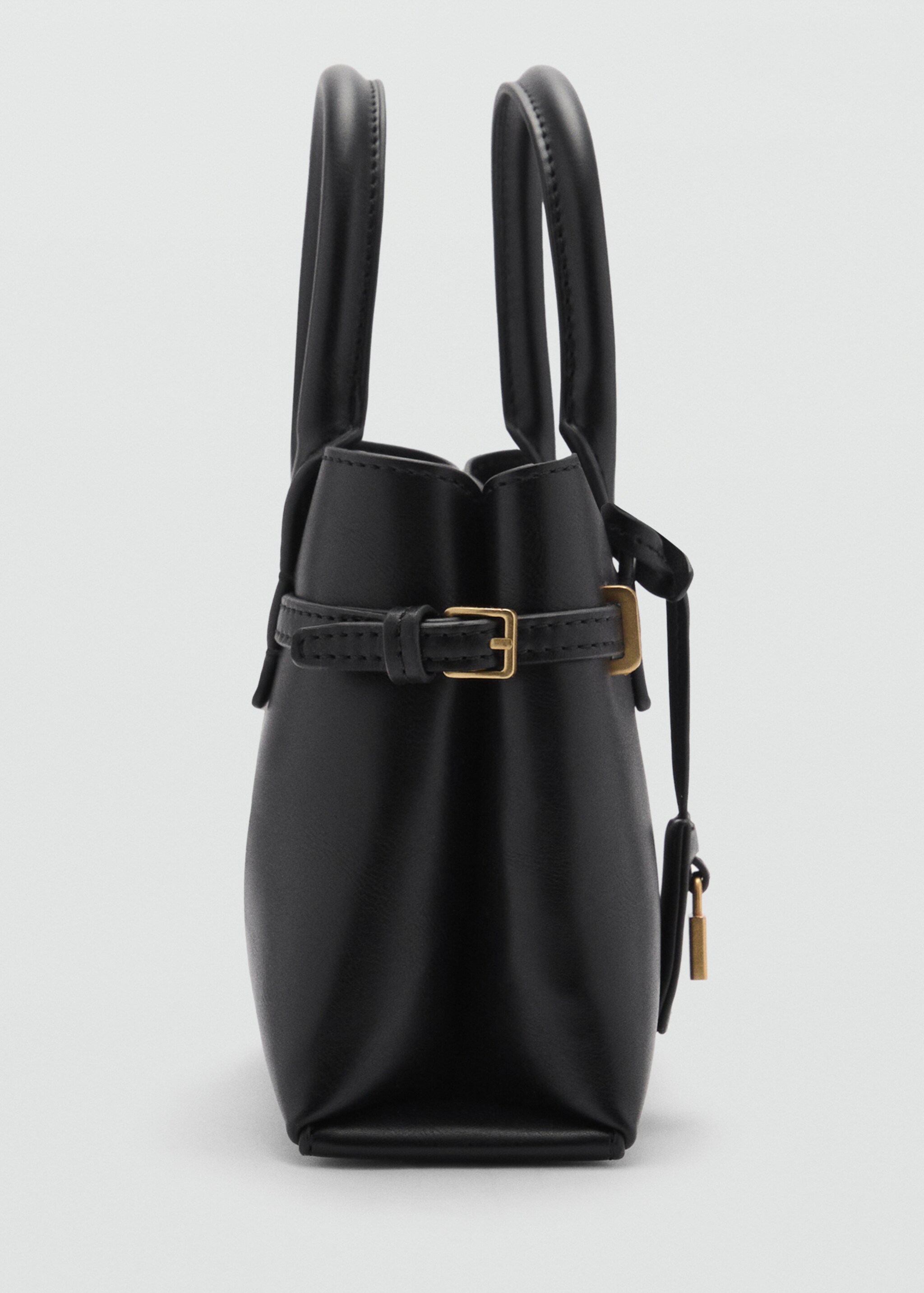 Mini-shopper with rear padlock - Details of the article 1, Black. Ref: 77016356-00.