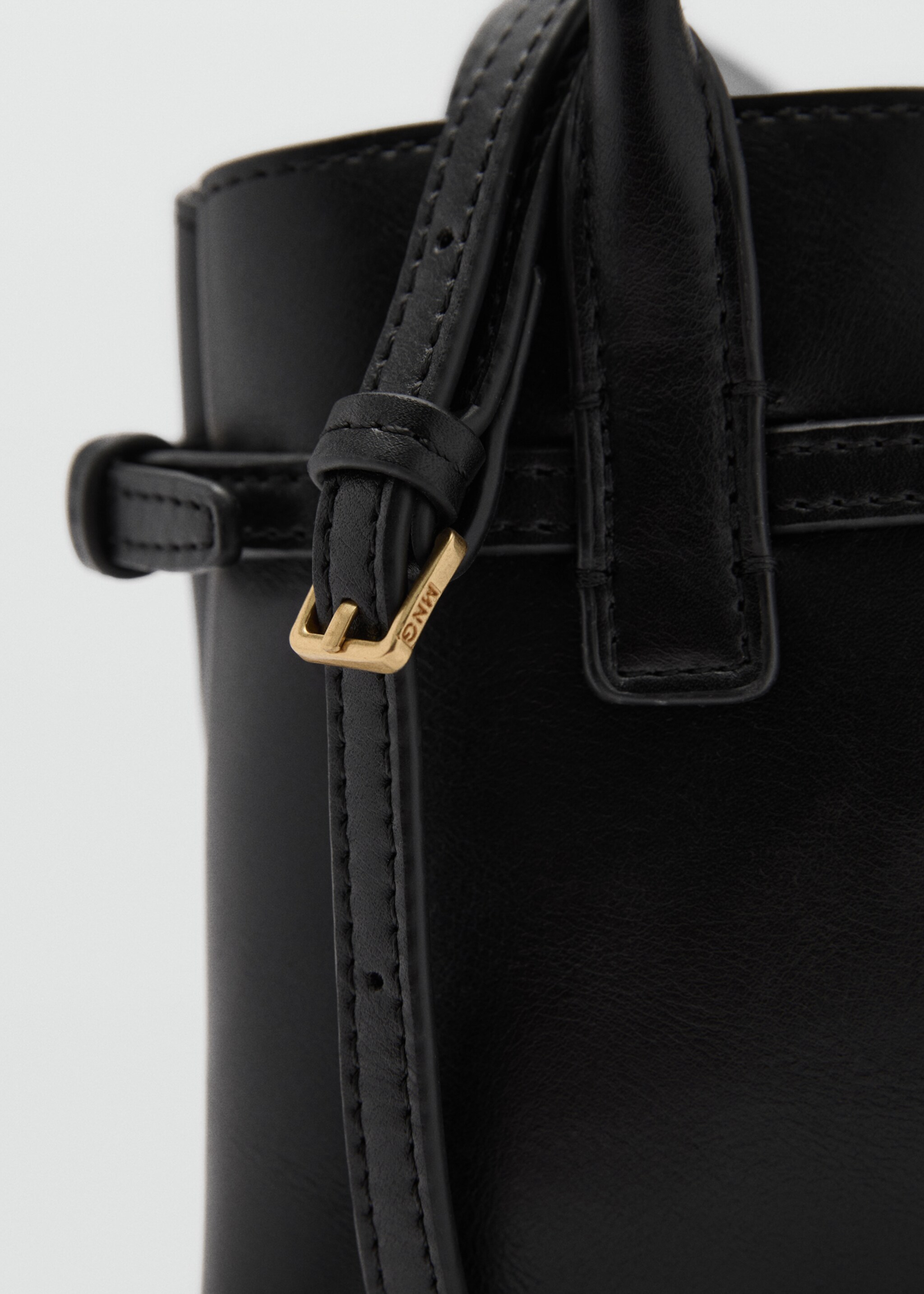 Mini-shopper with rear padlock - Details of the article 4, Black. Ref: 77016356-00.