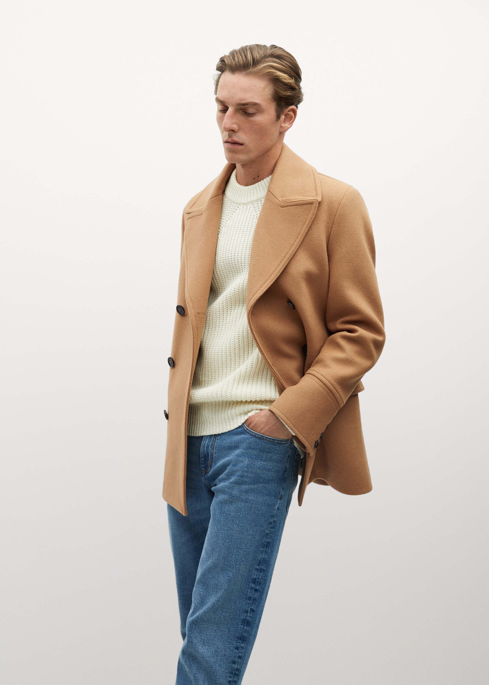 Americana vestit slim fit teixit comfort strech - Pla mig