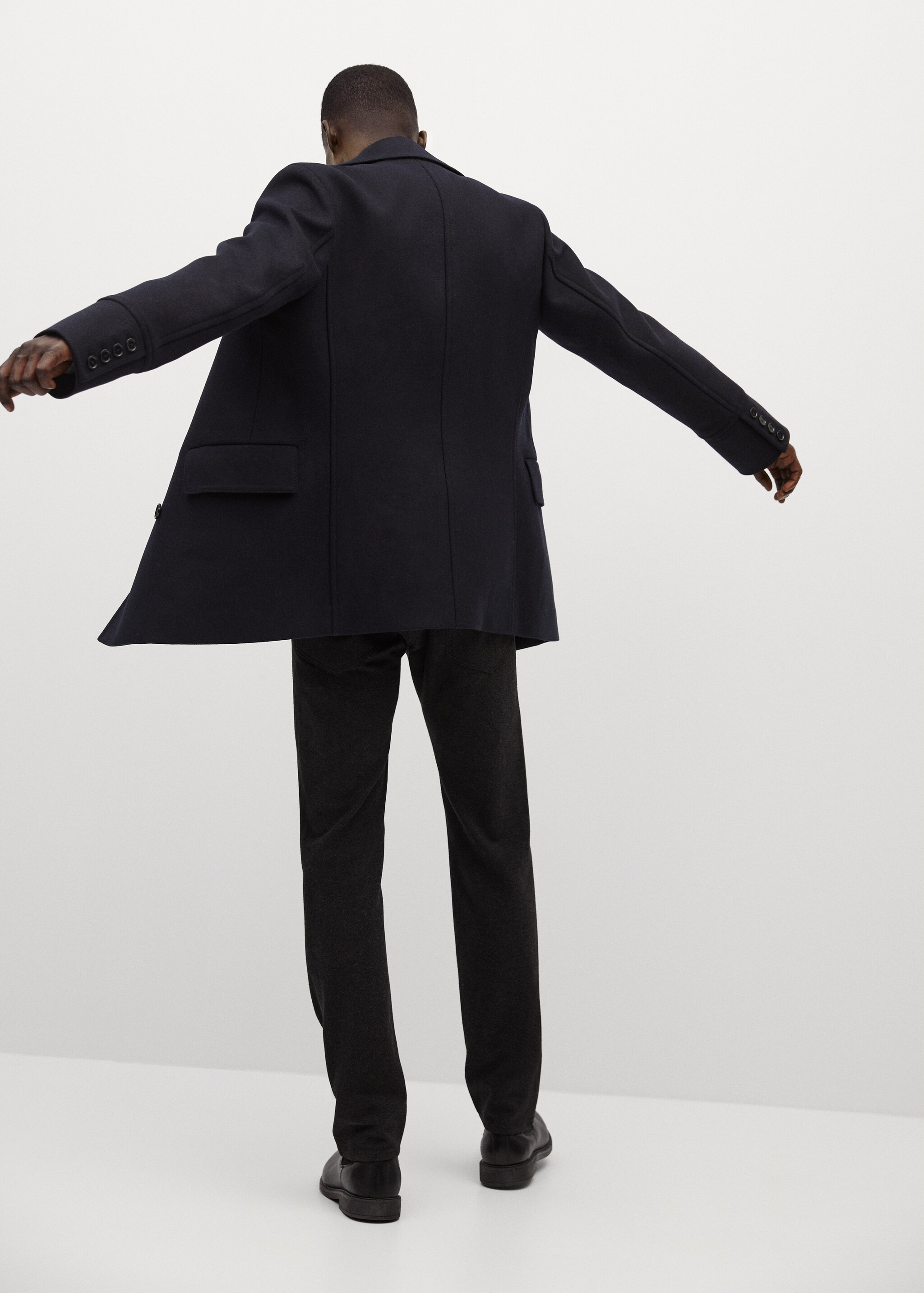 Americana vestit slim fit teixit comfort strech - Revers de l'article