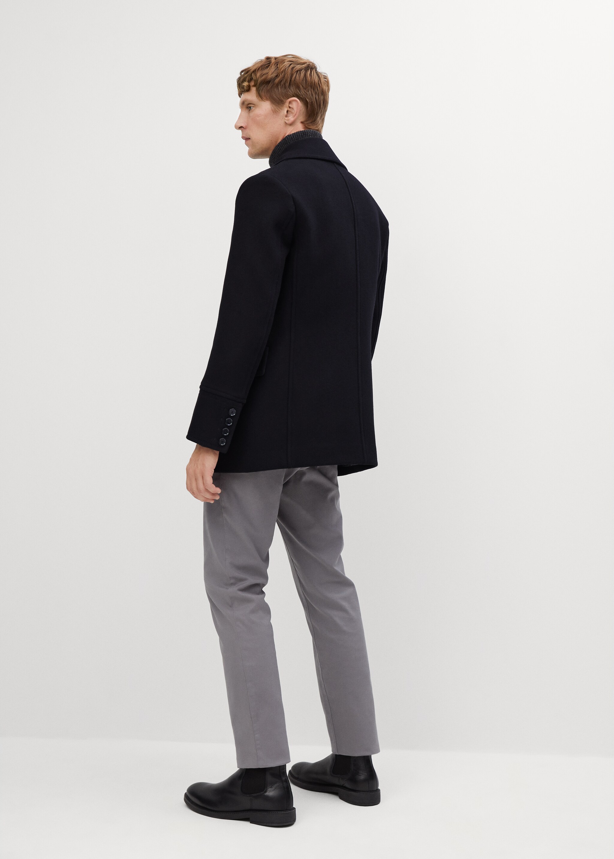 Americana vestit slim fit teixit comfort strech - Revers de l'article