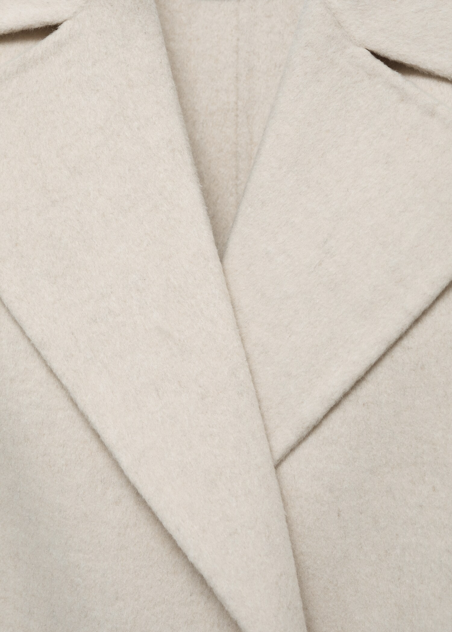 Manteau en laine handmade avec ceinture - Détail de l'article 8