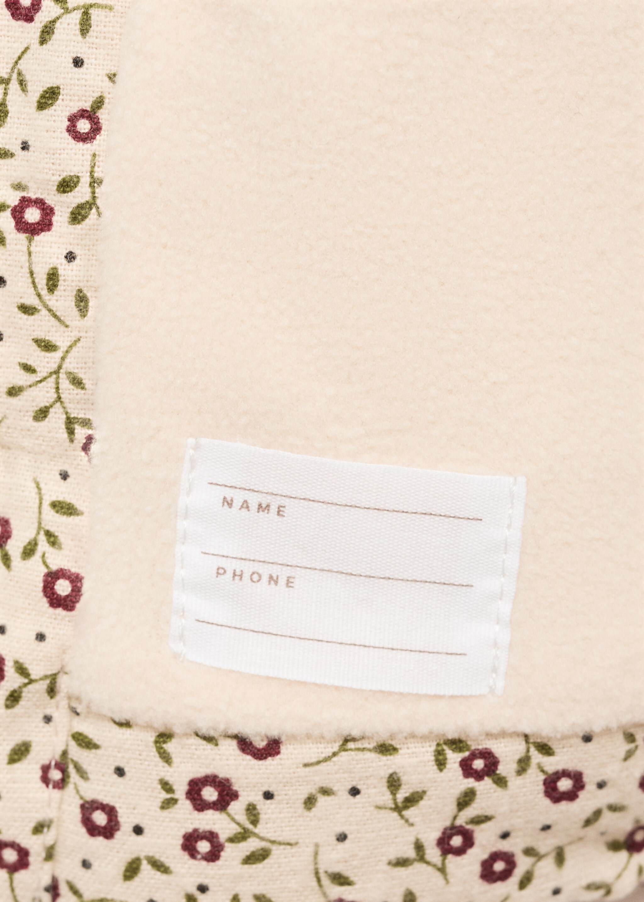 Printed cotton coat - Details of the article 0, Ecru. Ref: 77016724-00.