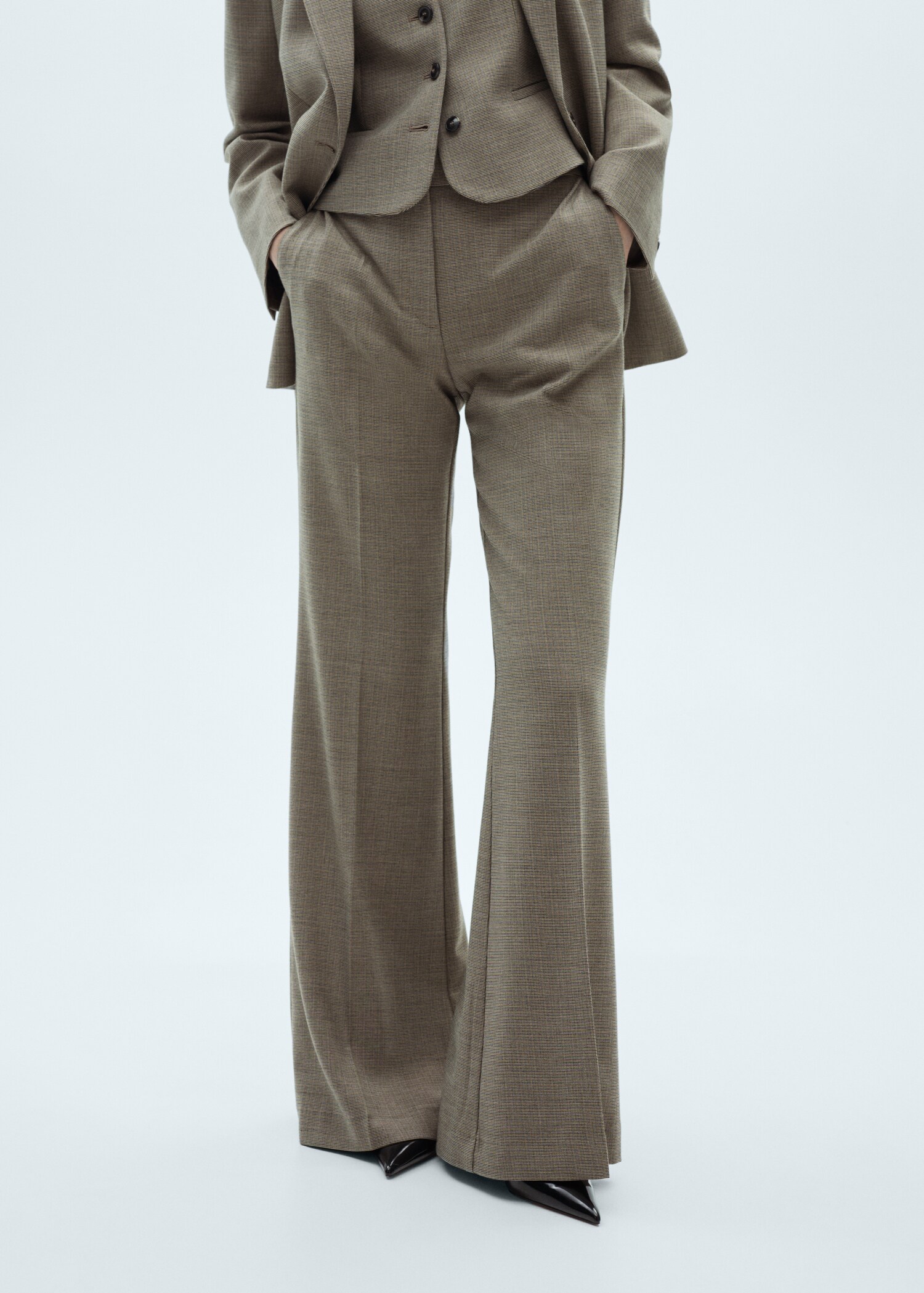 Pantaloni completo flare - Piano medio