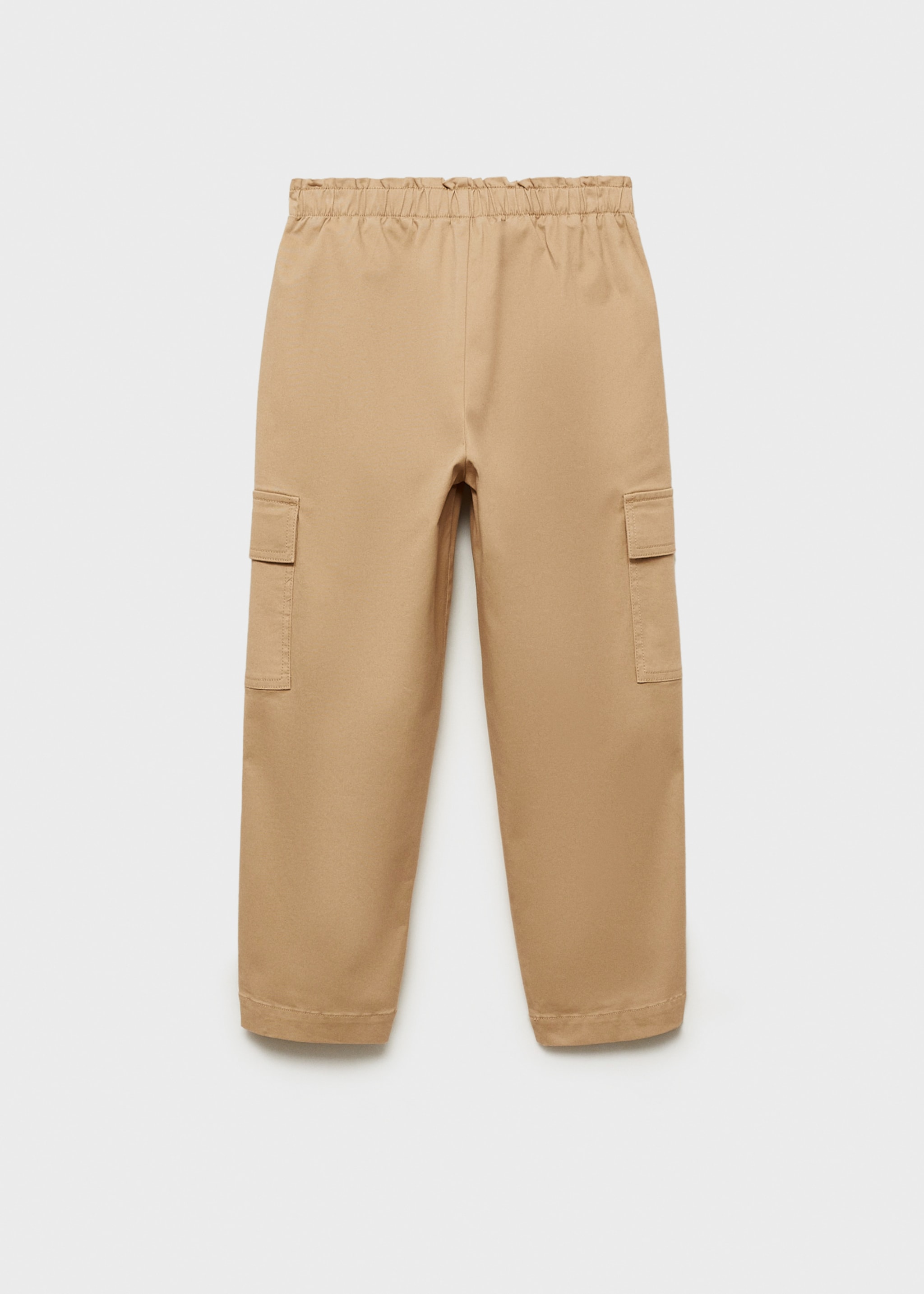 Pleated cargo pants - Reverse of the article, Medium Brown. Ref: 77016731-00.