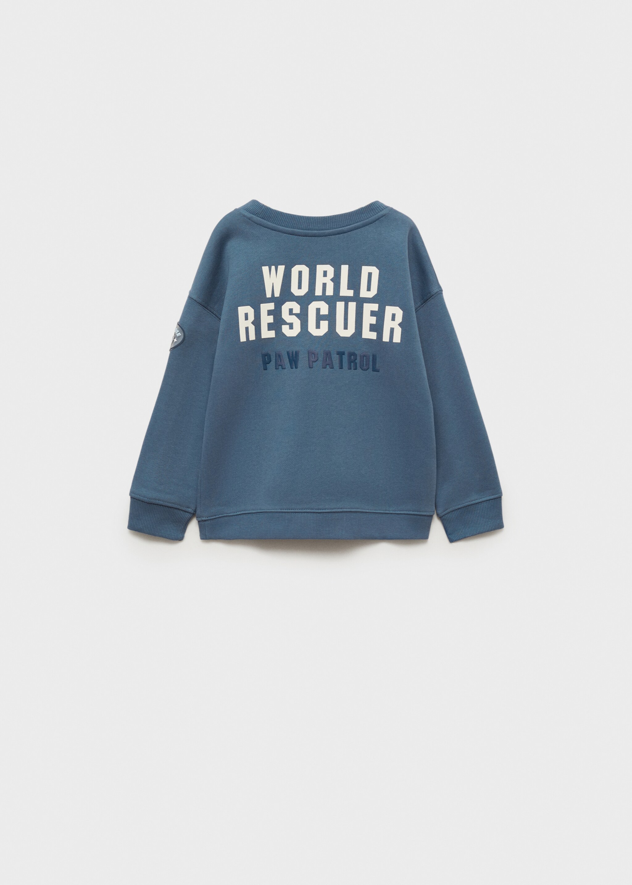 Sweatshirt da Patrulha Pata - Verso do artigo, Azul. Ref: 77016733-00.