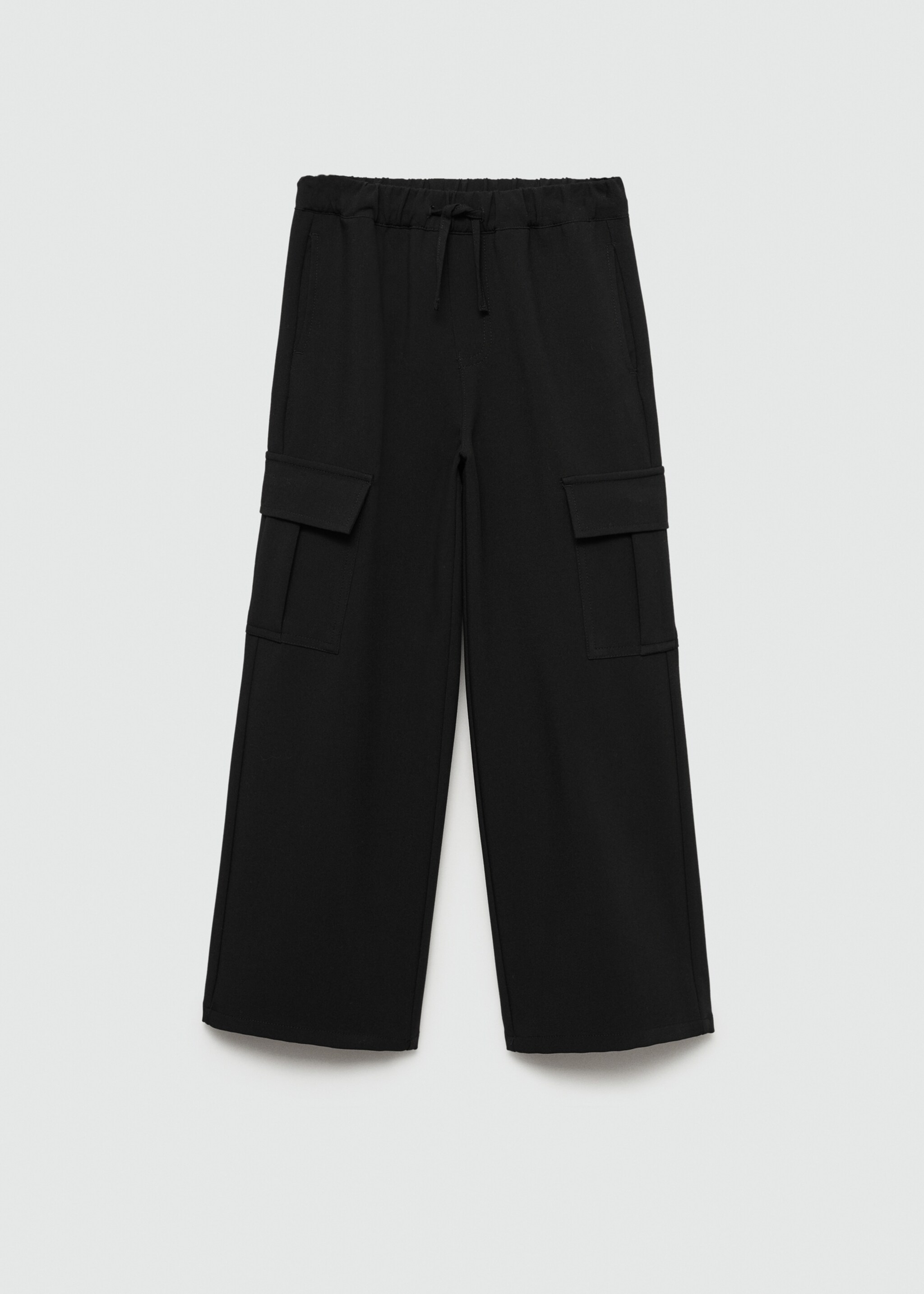 Flowy cargo trousers - Article without model, Black. Ref: 77016735-00.