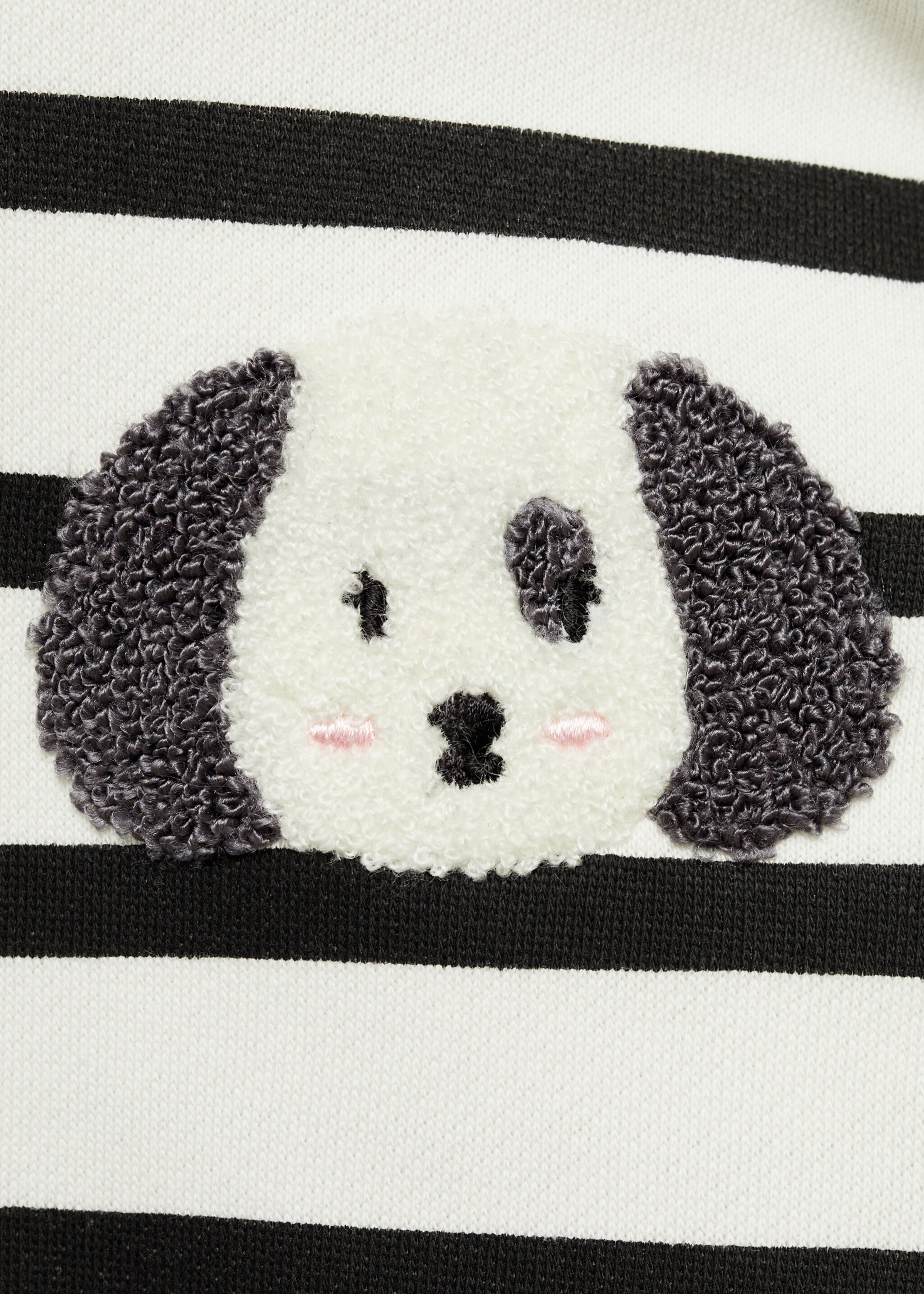 Sweat-shirt imprimé rayures - Détail de l'article 8, Blanc cassé. Ref: 77016736-00.
