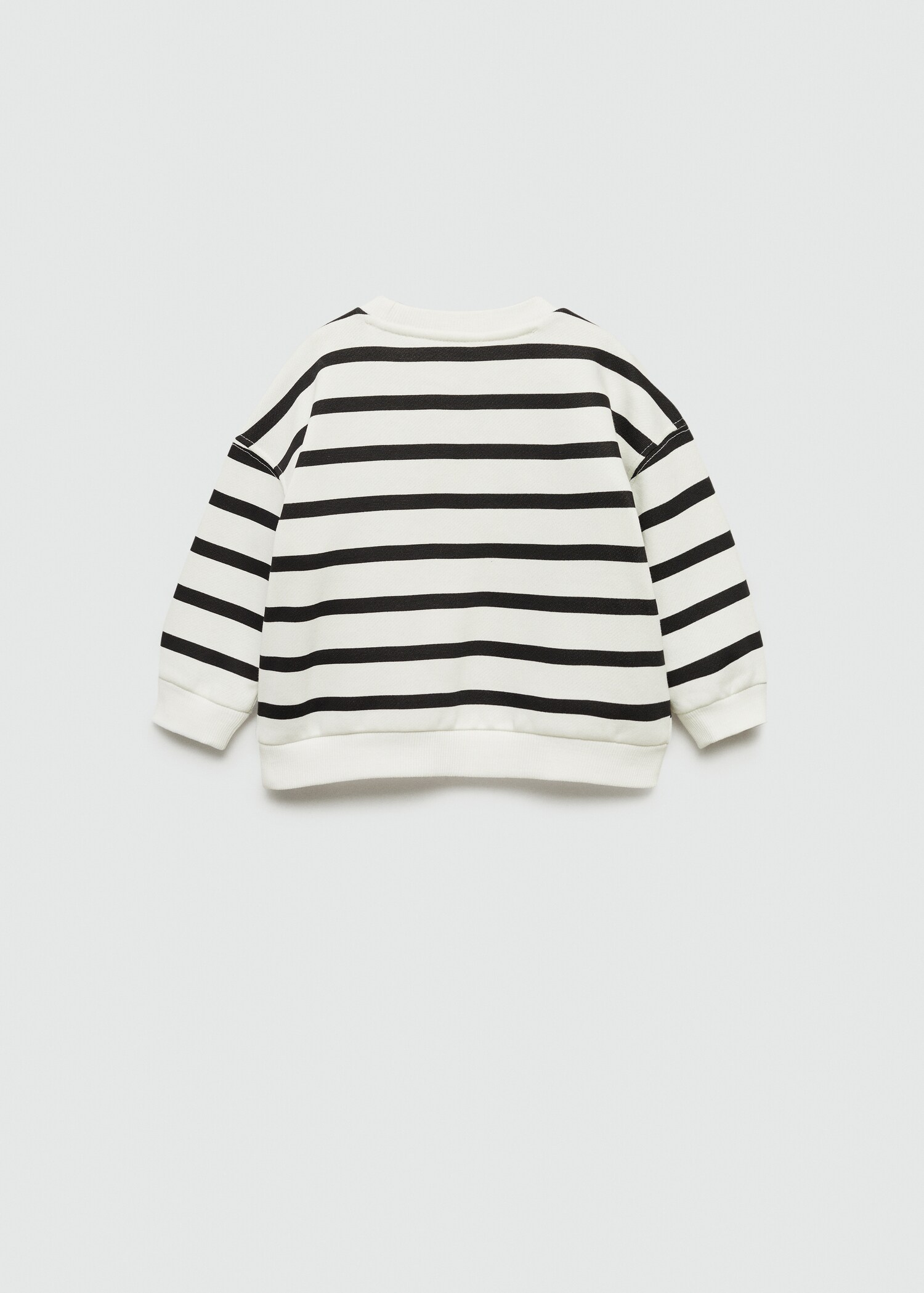 Sweat-shirt imprimé rayures - Verso de l’article