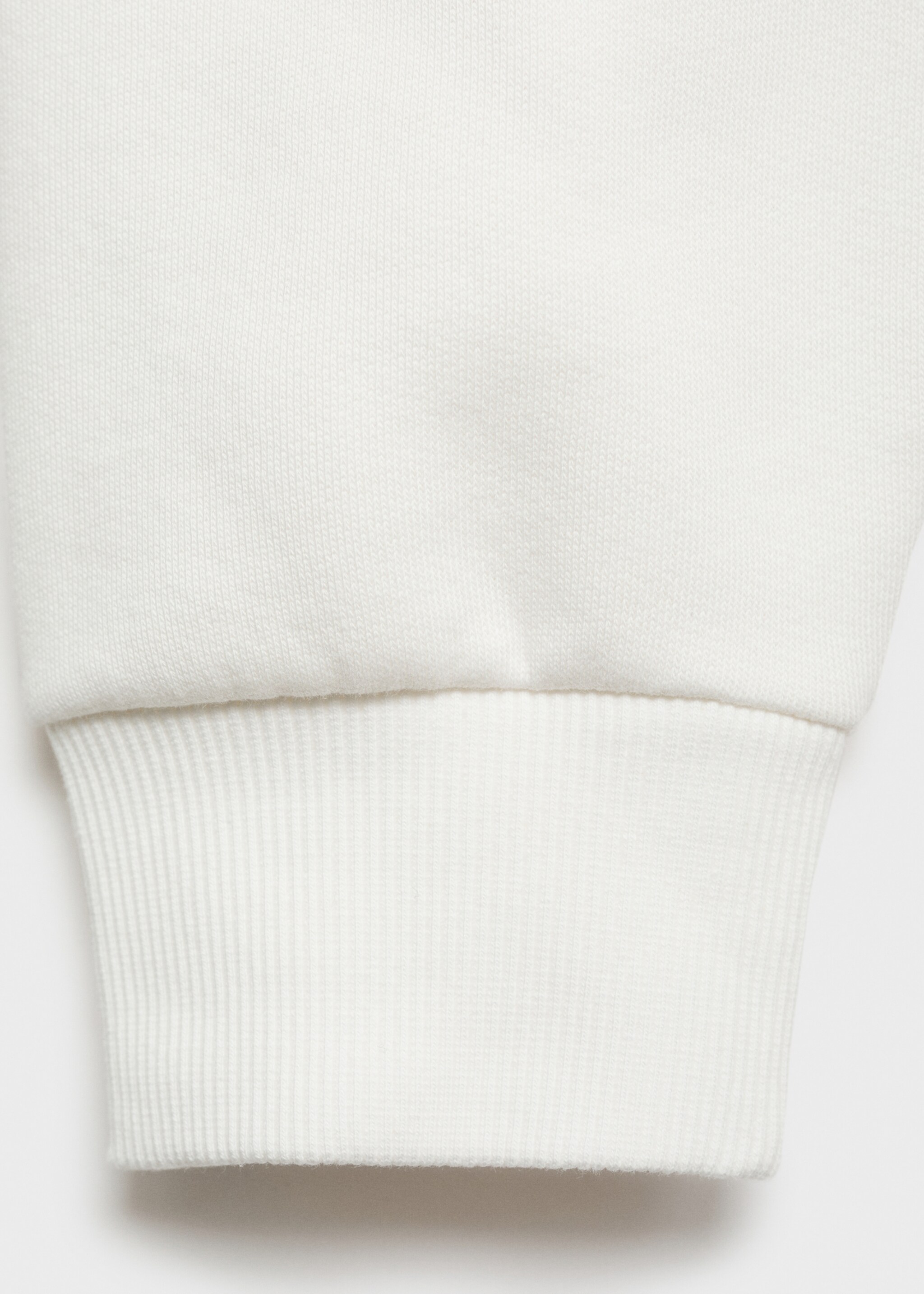 Embroidered detail cotton sweatshirt - Details of the article 0