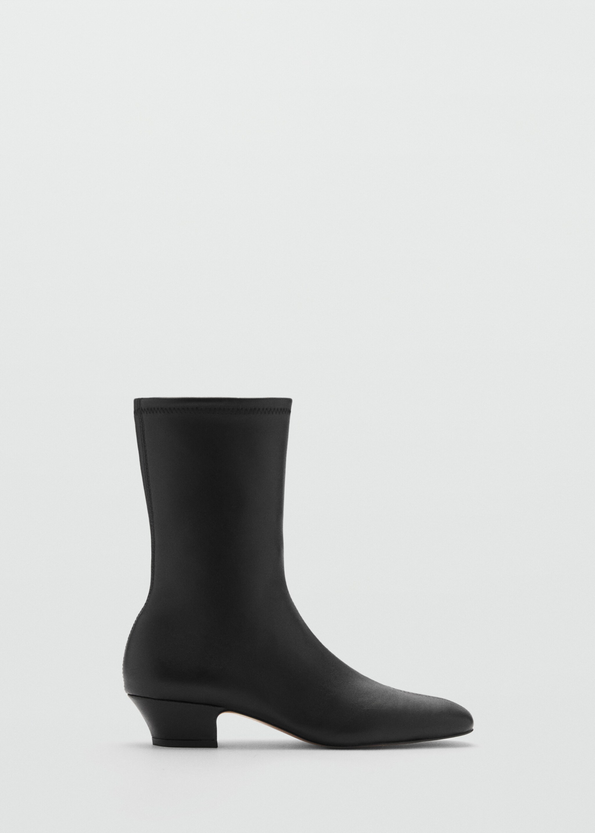 Soft leather boots - Article without model, Black. Ref: 77016744-00.