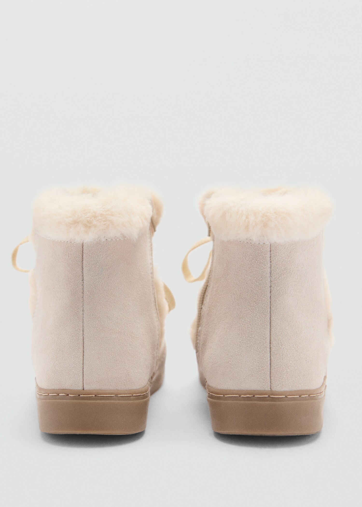 Fur leather ankle boots - Details of the article 2