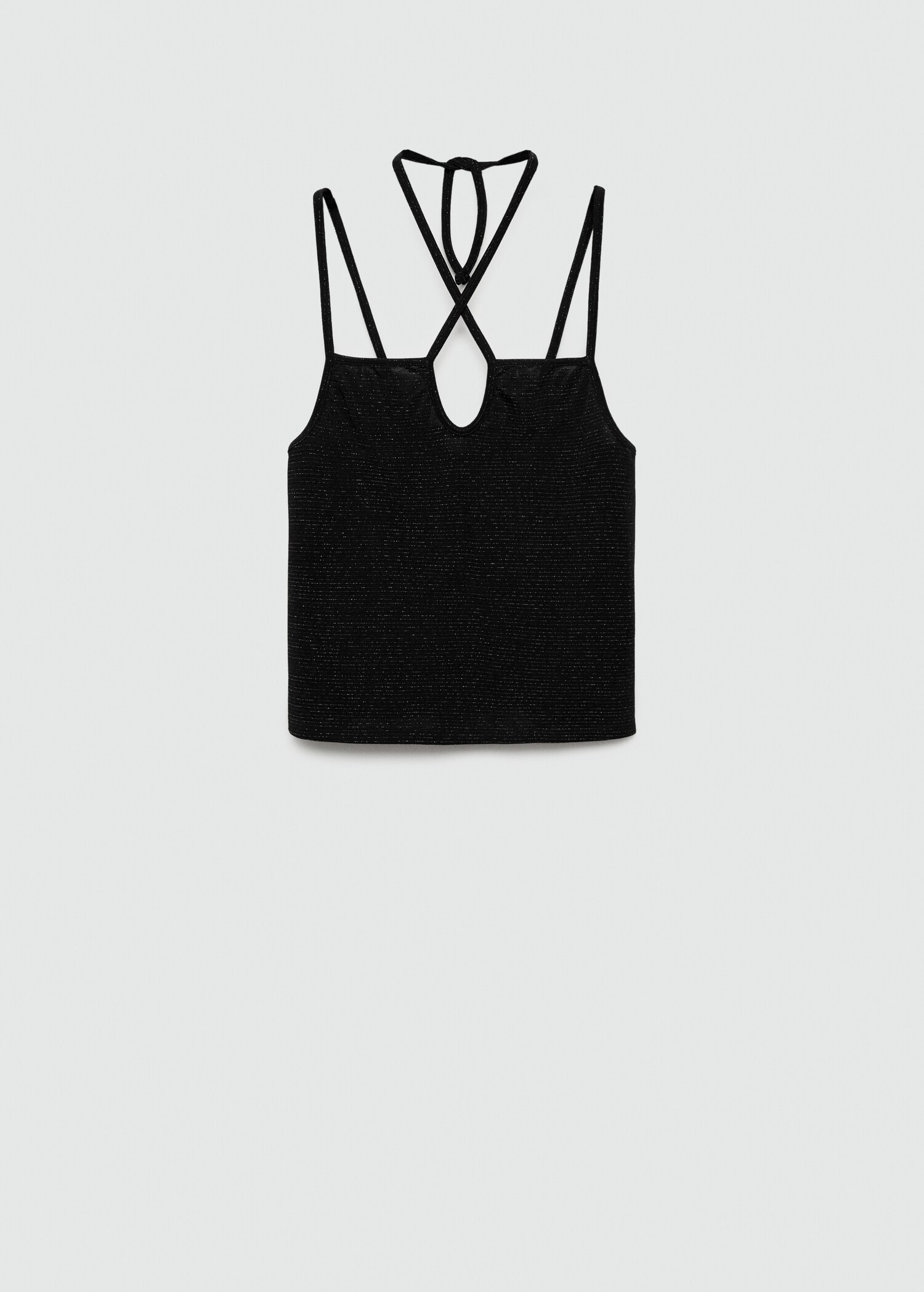 Textured lurex knitted top - Article without model