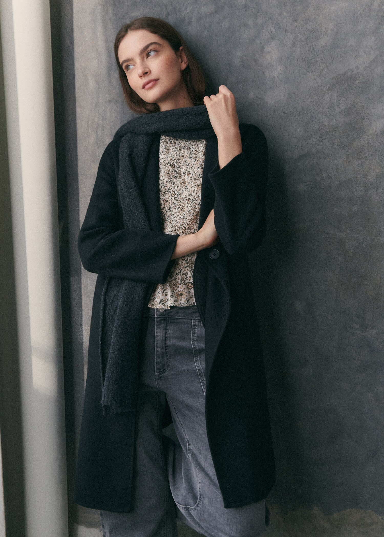 Long cloth coat - Details of the article 5