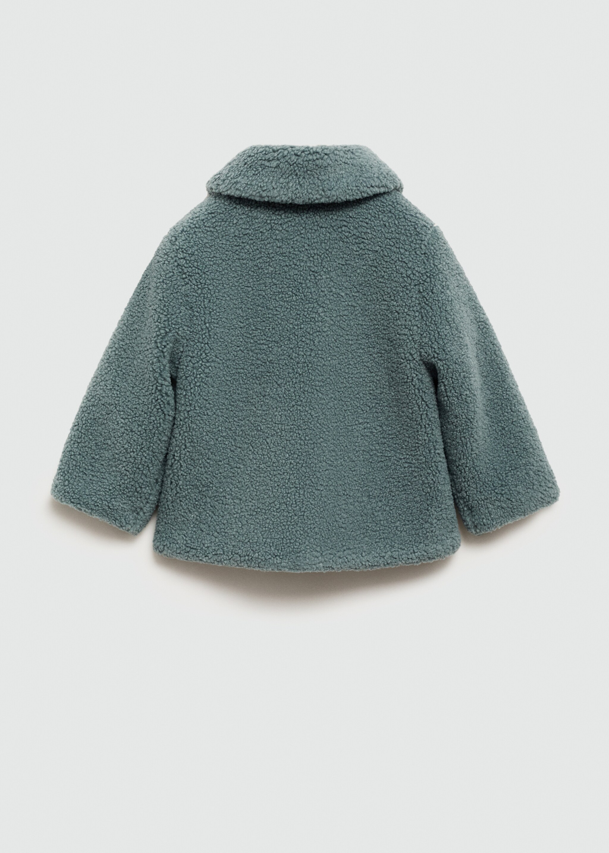 Jas met schapenvacht - Achterkant van het artikel, Pastelgroen. Ref: 77017116-00.
