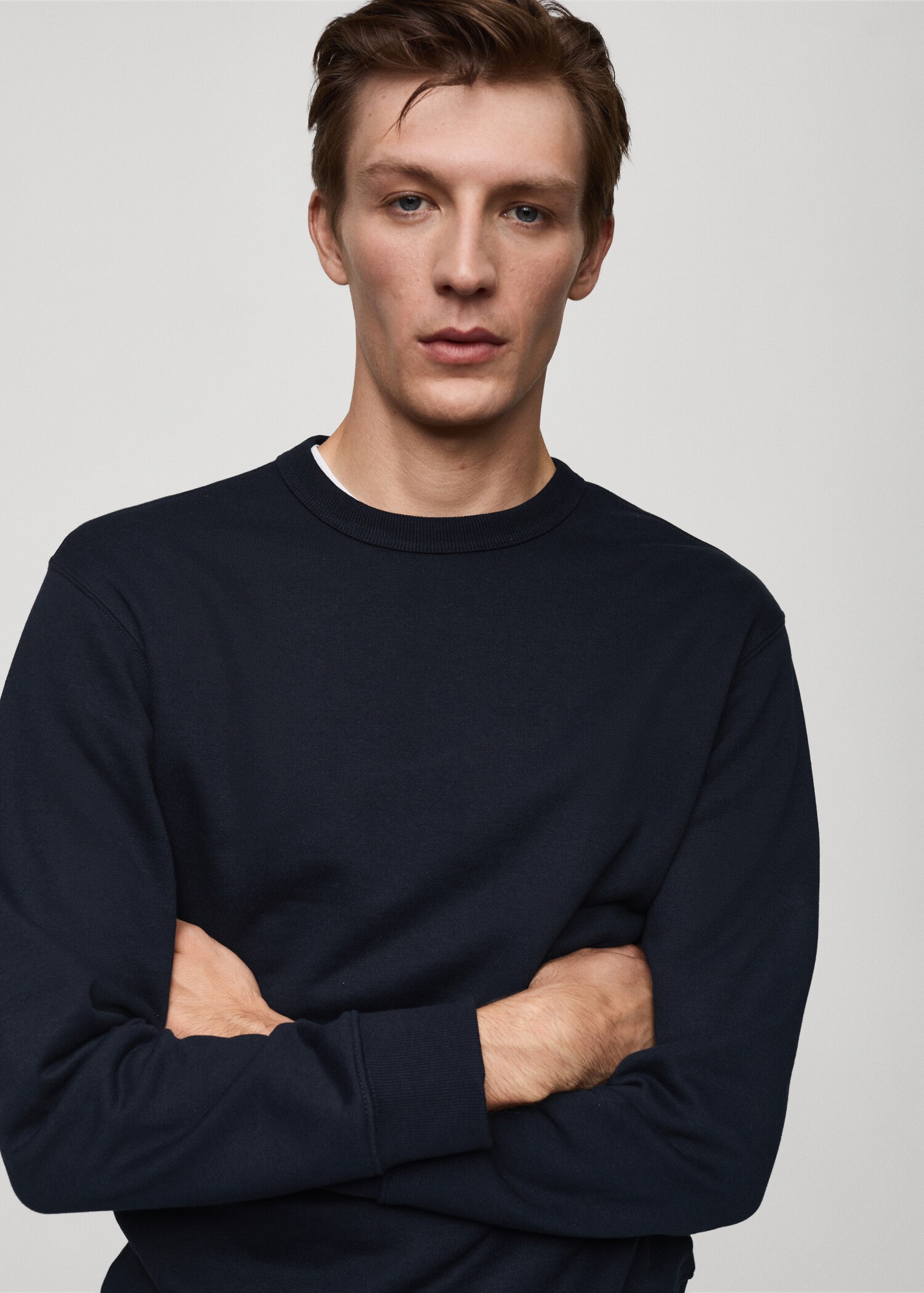 Plush cotton sweatshirt - Details of the article 1