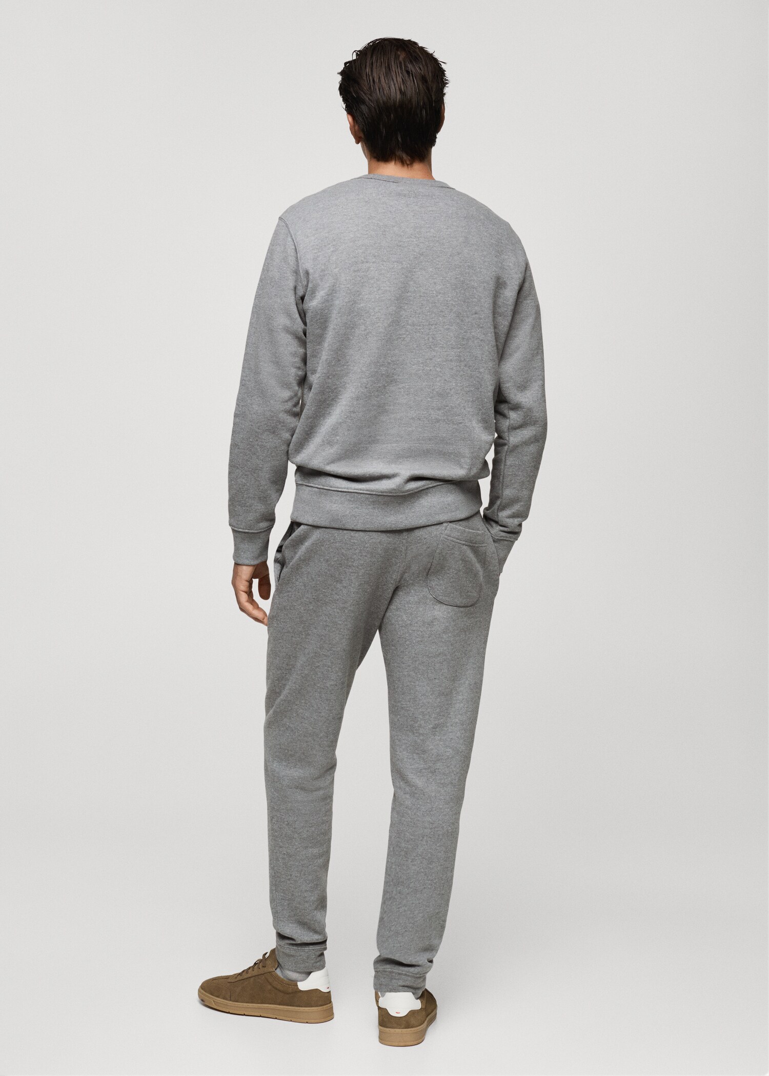 Plush cotton sweatshirt - Reverse of the article