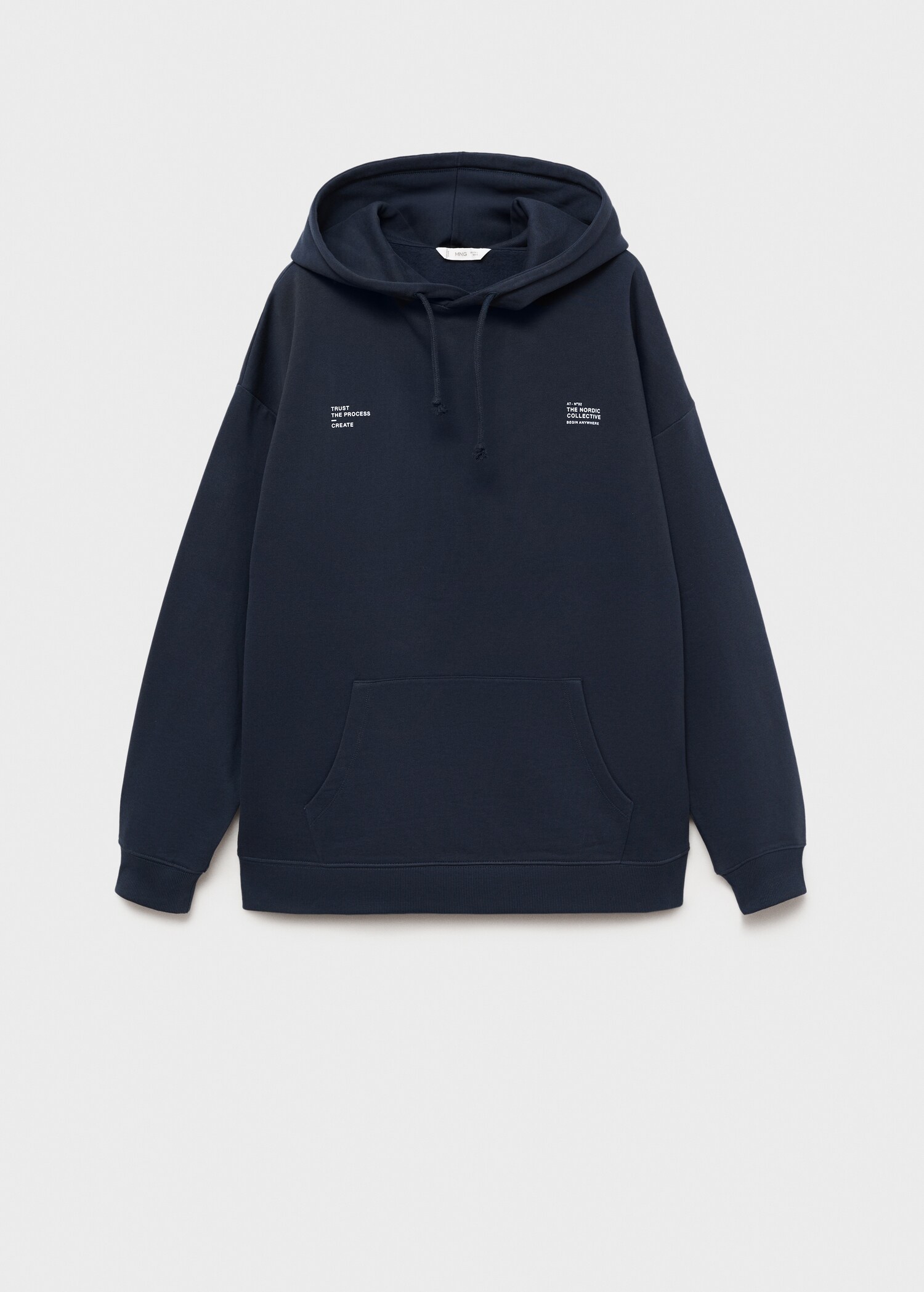 Sudadera estampada capucha - Artículo sin modelo