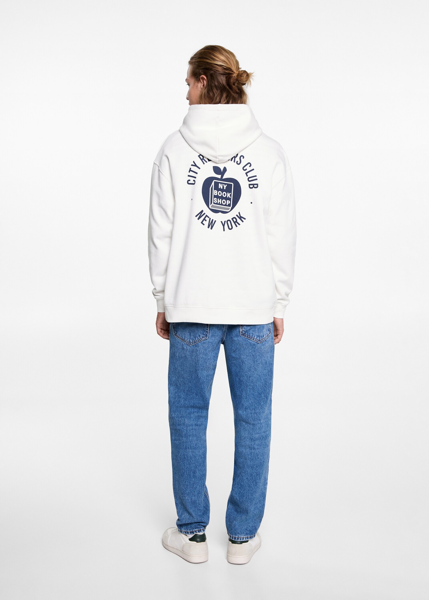 Sweat-shirt oversize imprimé - Verso de l’article