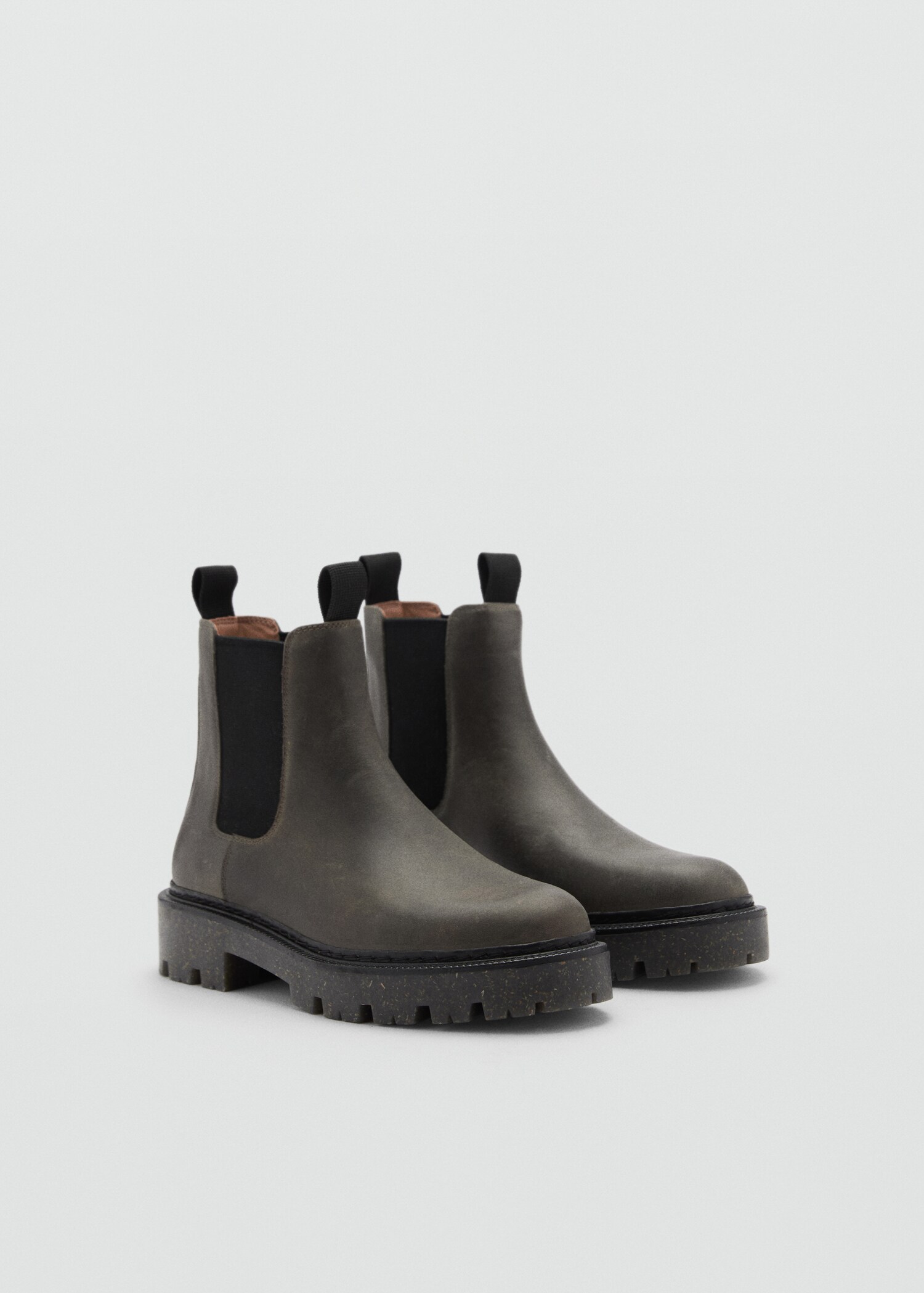 Botines chelsea pell - Pla mig