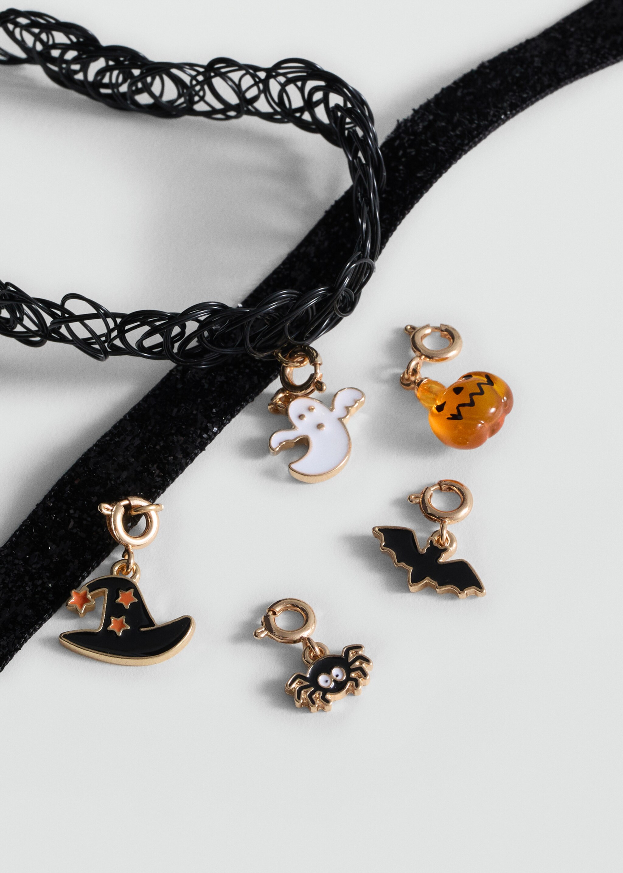 Pack 2 Halloween chokers - Medium plane, Black. Ref: 77017124-00.