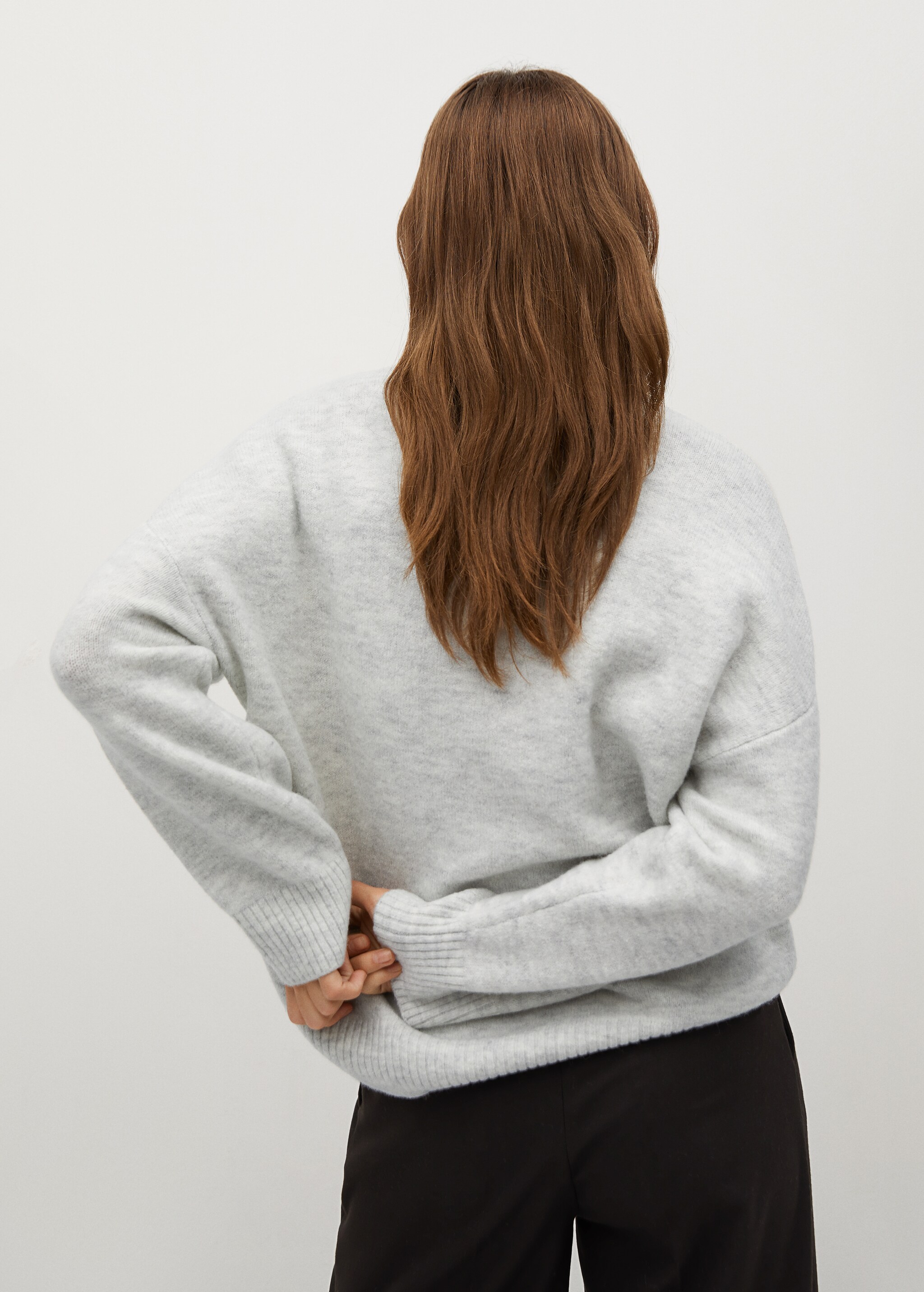 Jersey oversize cuello vuelto - Reverso del artículo