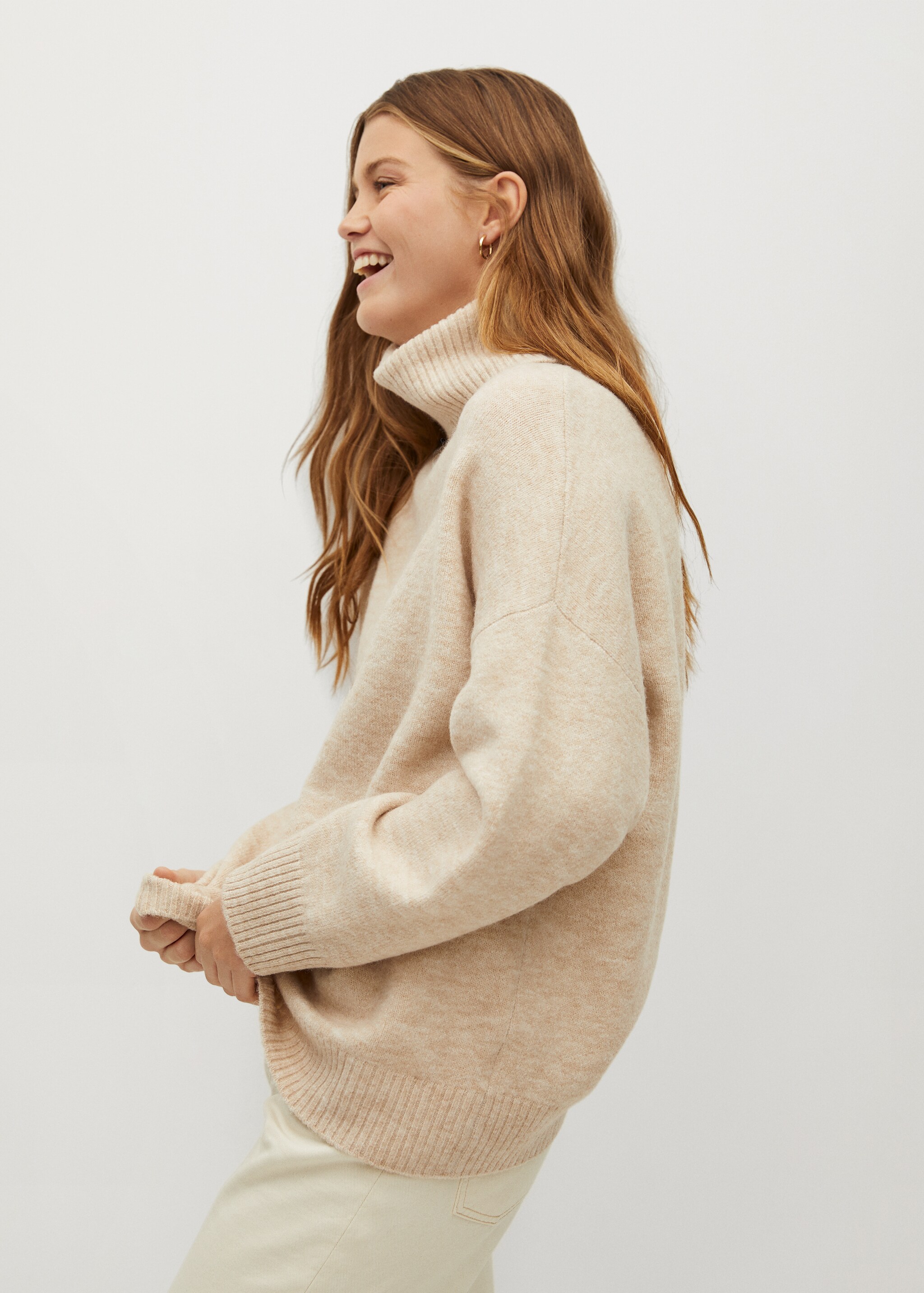 Jersey oversize cuello vuelto - Detalle del artículo 1