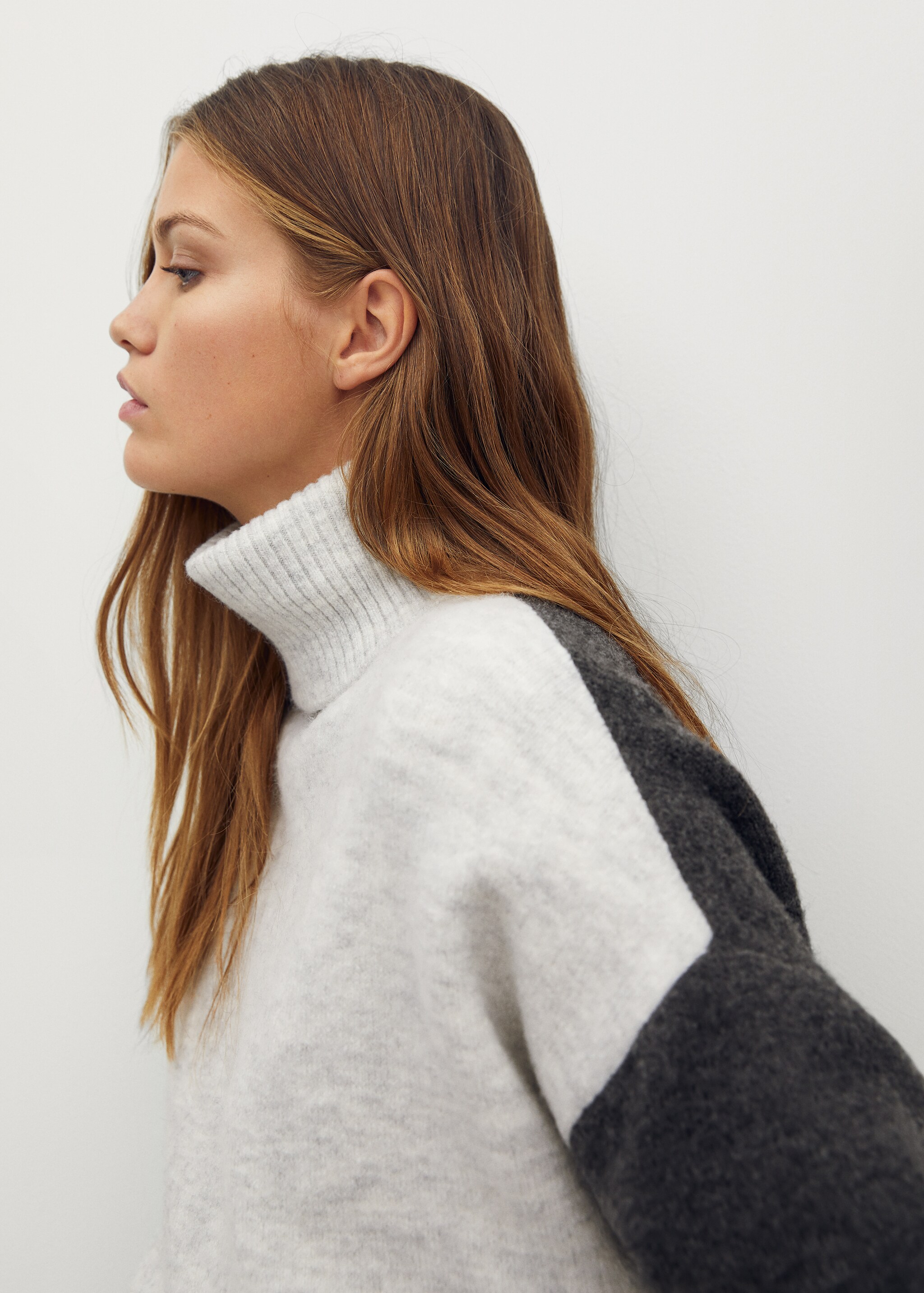 Jersey oversize cuello vuelto - Detalle del artículo 1