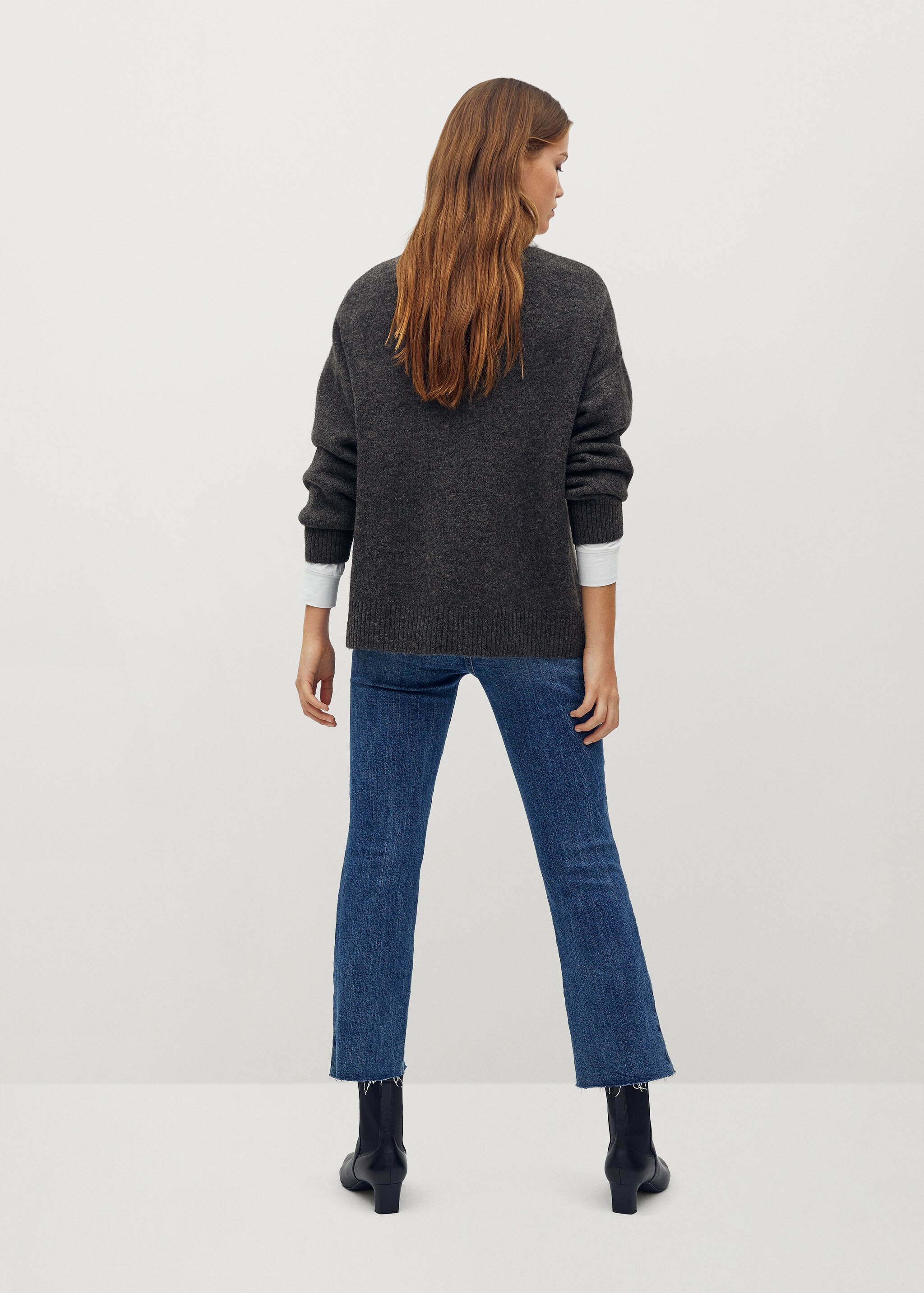 Jersey oversize cuello vuelto - Reverso del artículo