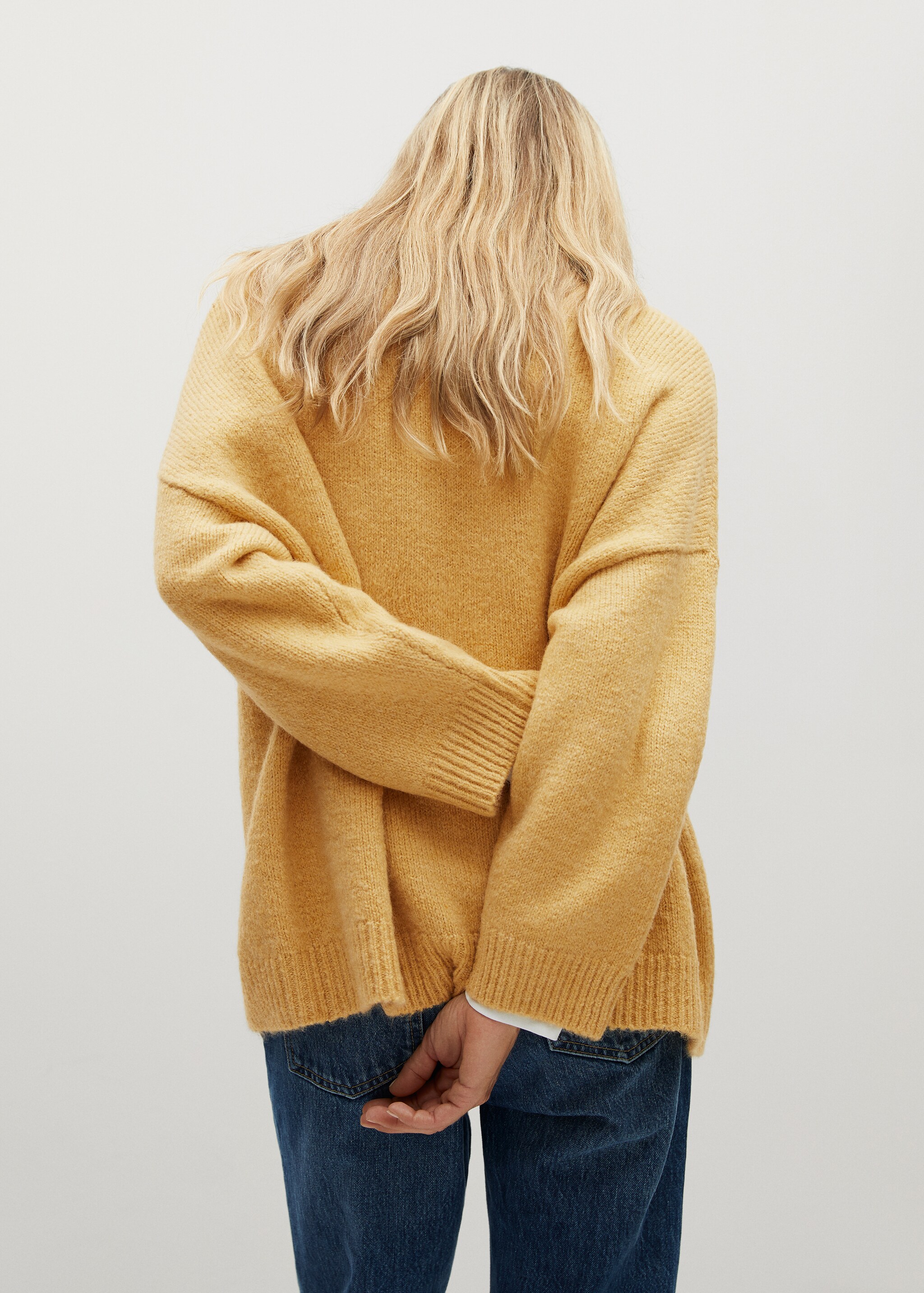 Jersey punto oversize - Reverso del artículo