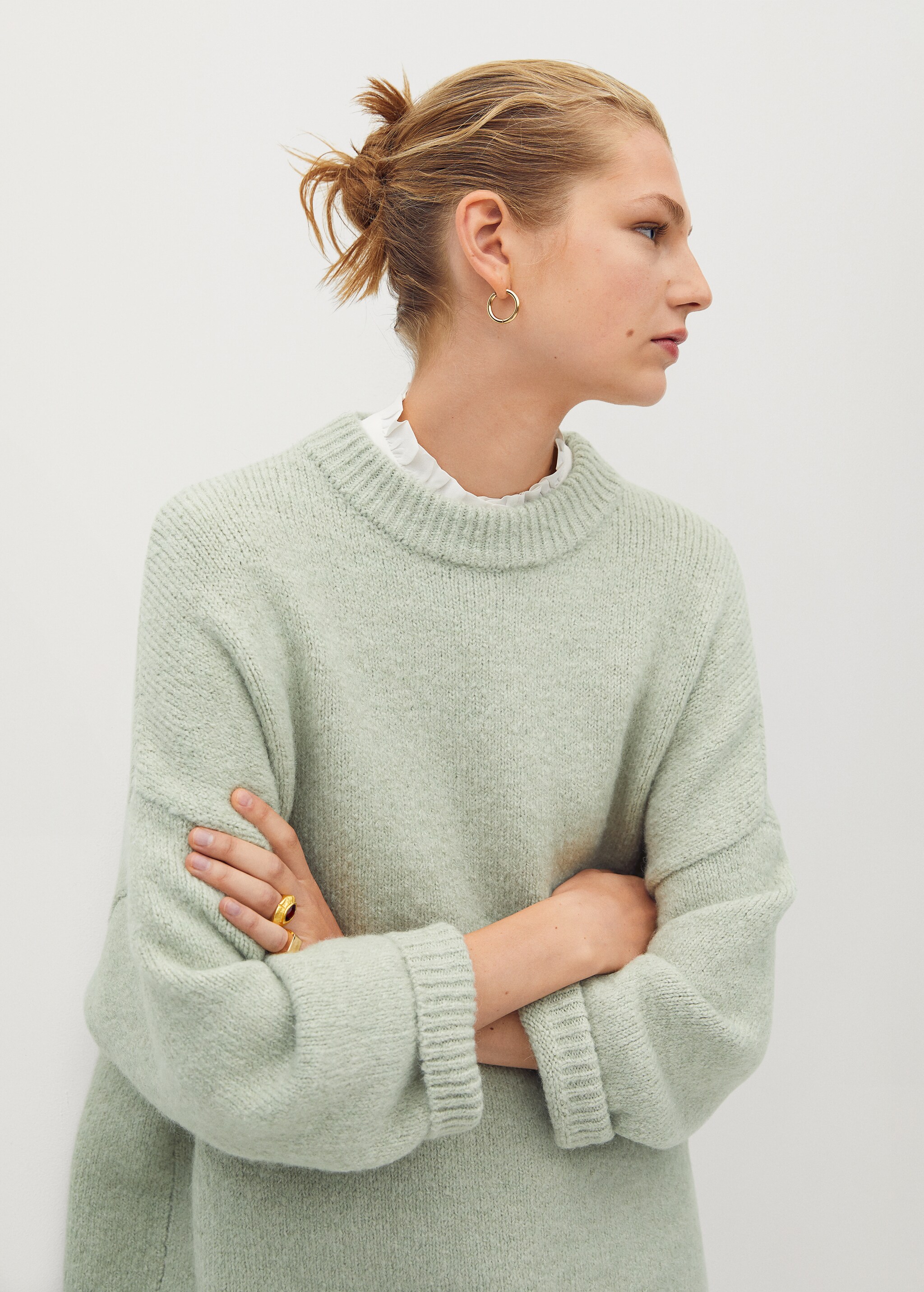 Oversize knit sweater - Details of the article 3