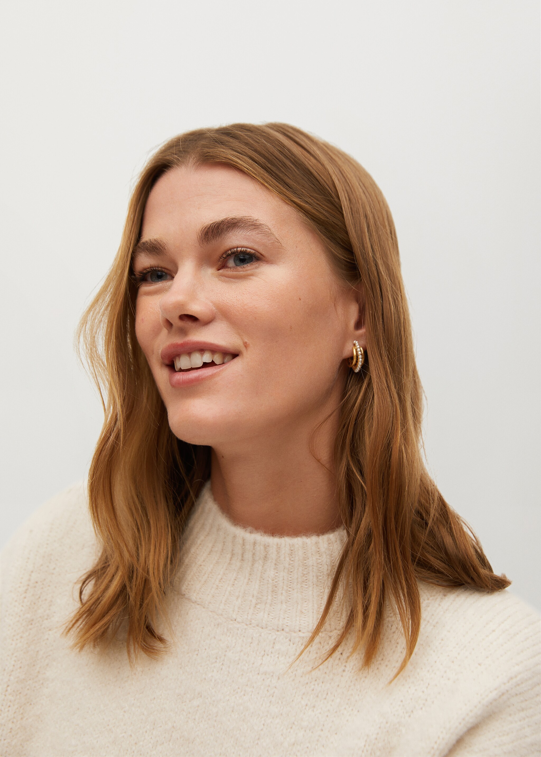Textured knit sweater - Details of the article 3