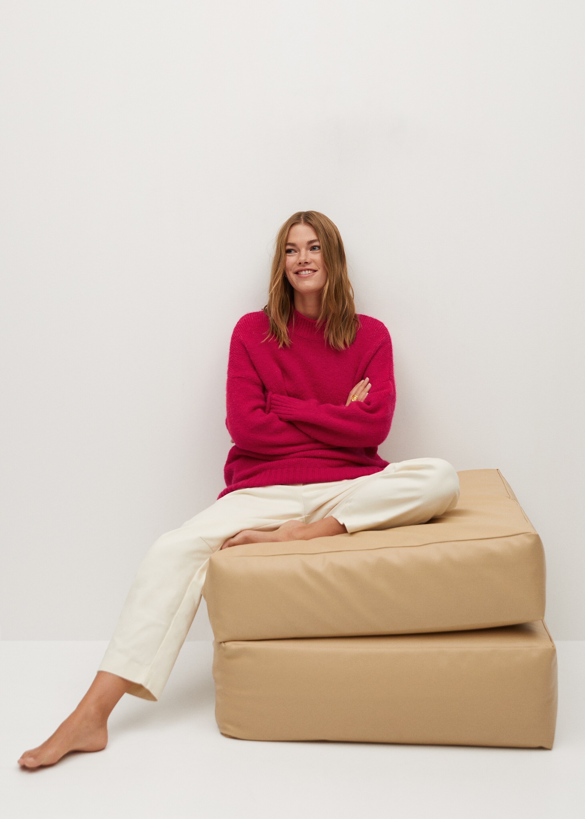 Textured knit sweater - Details of the article 2