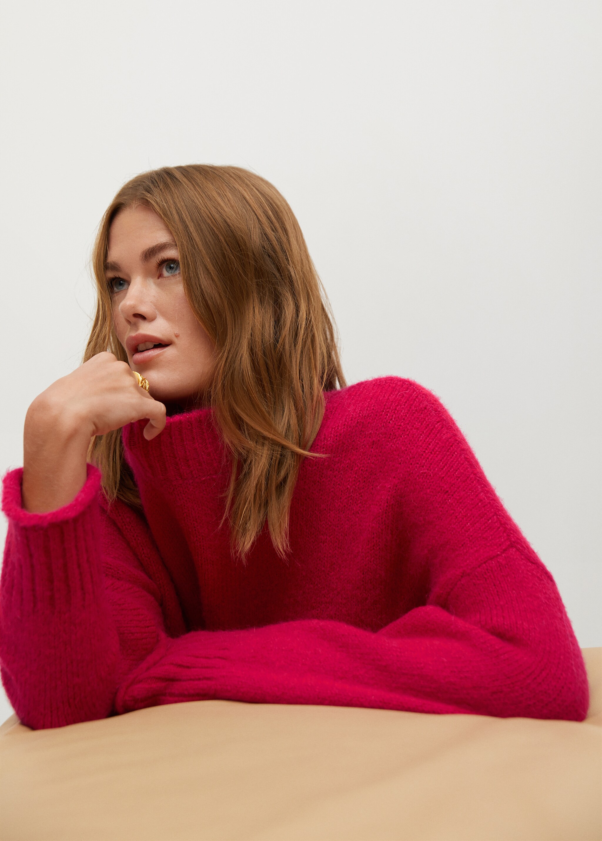Textured knit sweater - Details of the article 3