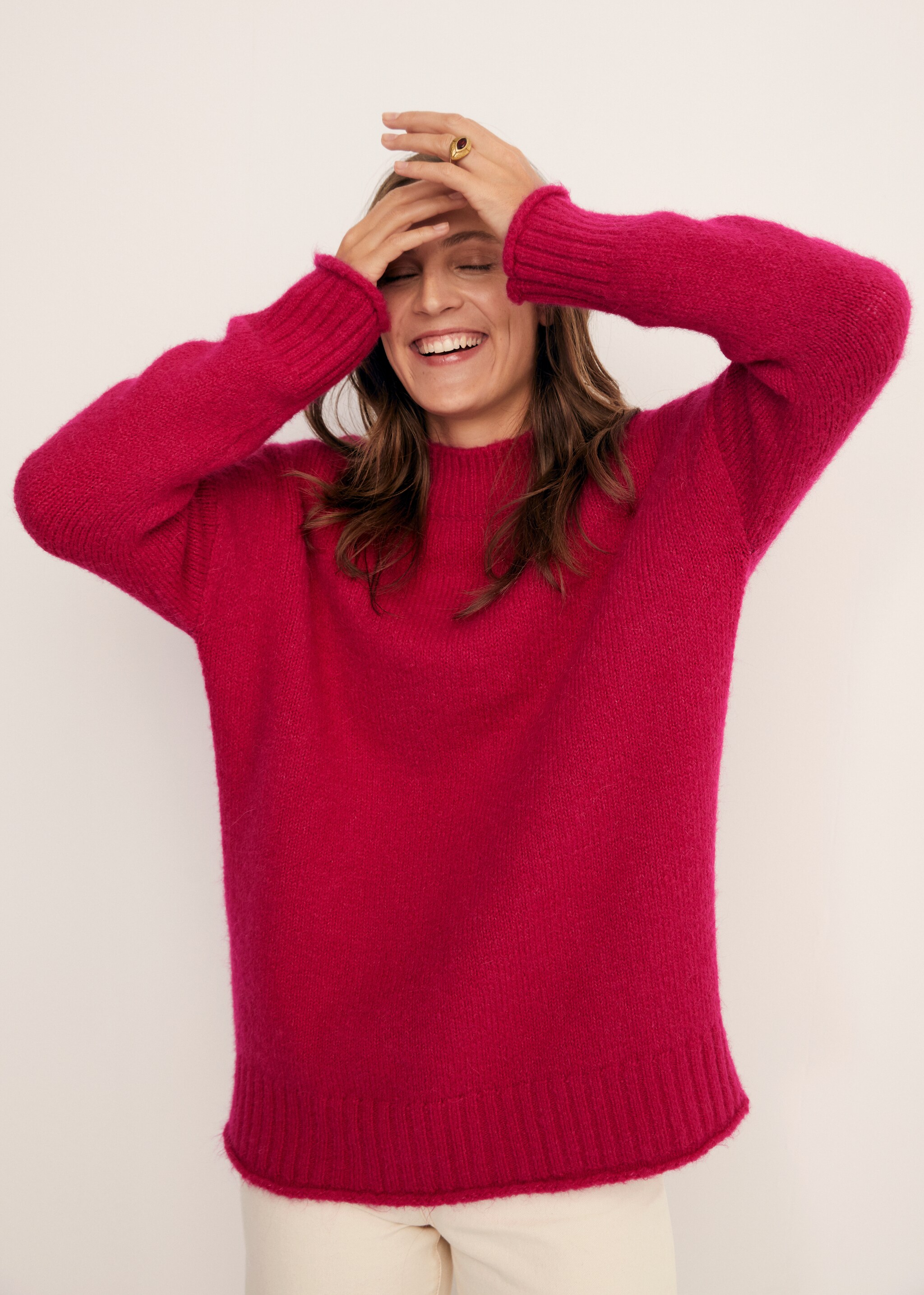 Textured knit sweater - Details of the article 5