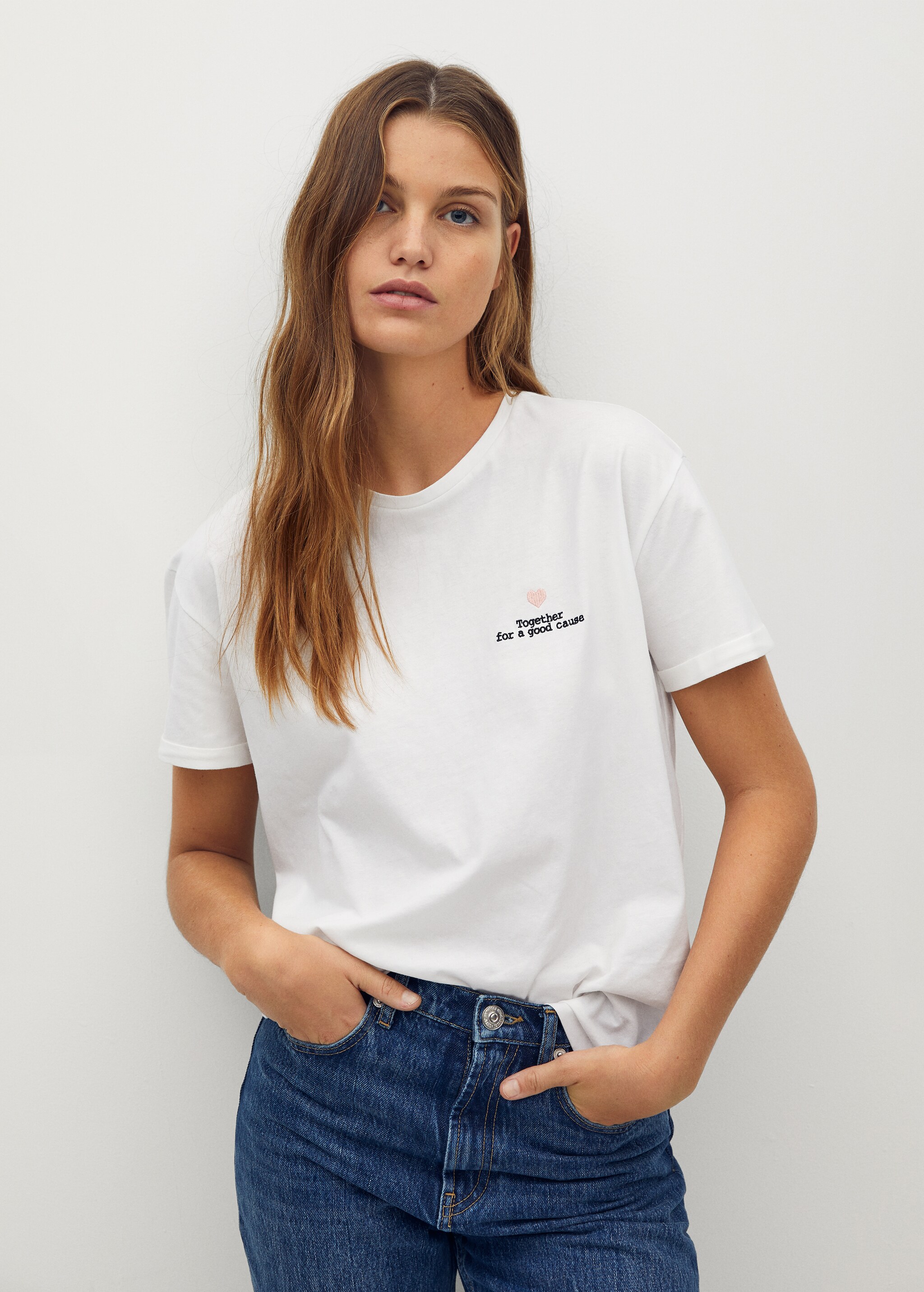 Camiseta solidaria manga corta - Plano medio