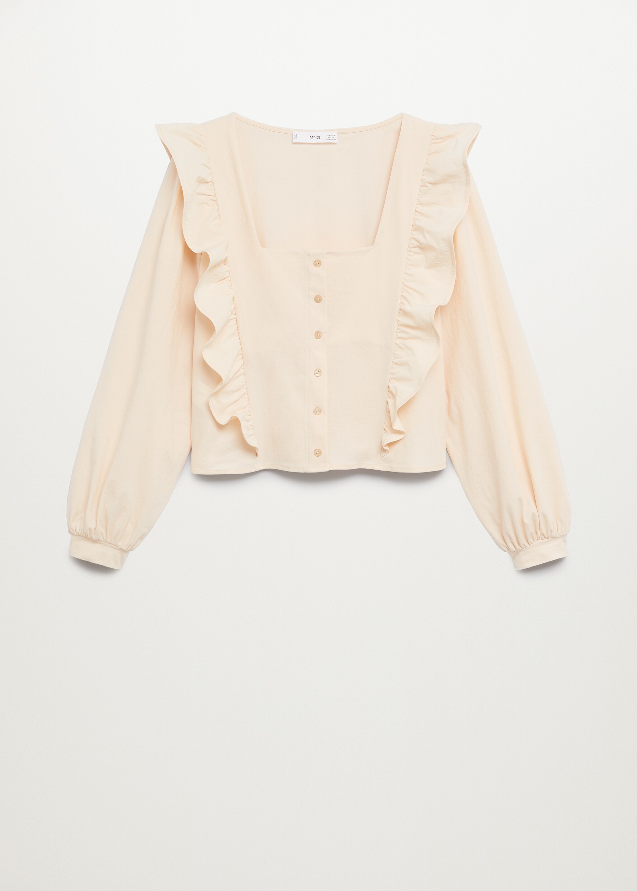 Blusa volante hombro - Artículo sin modelo